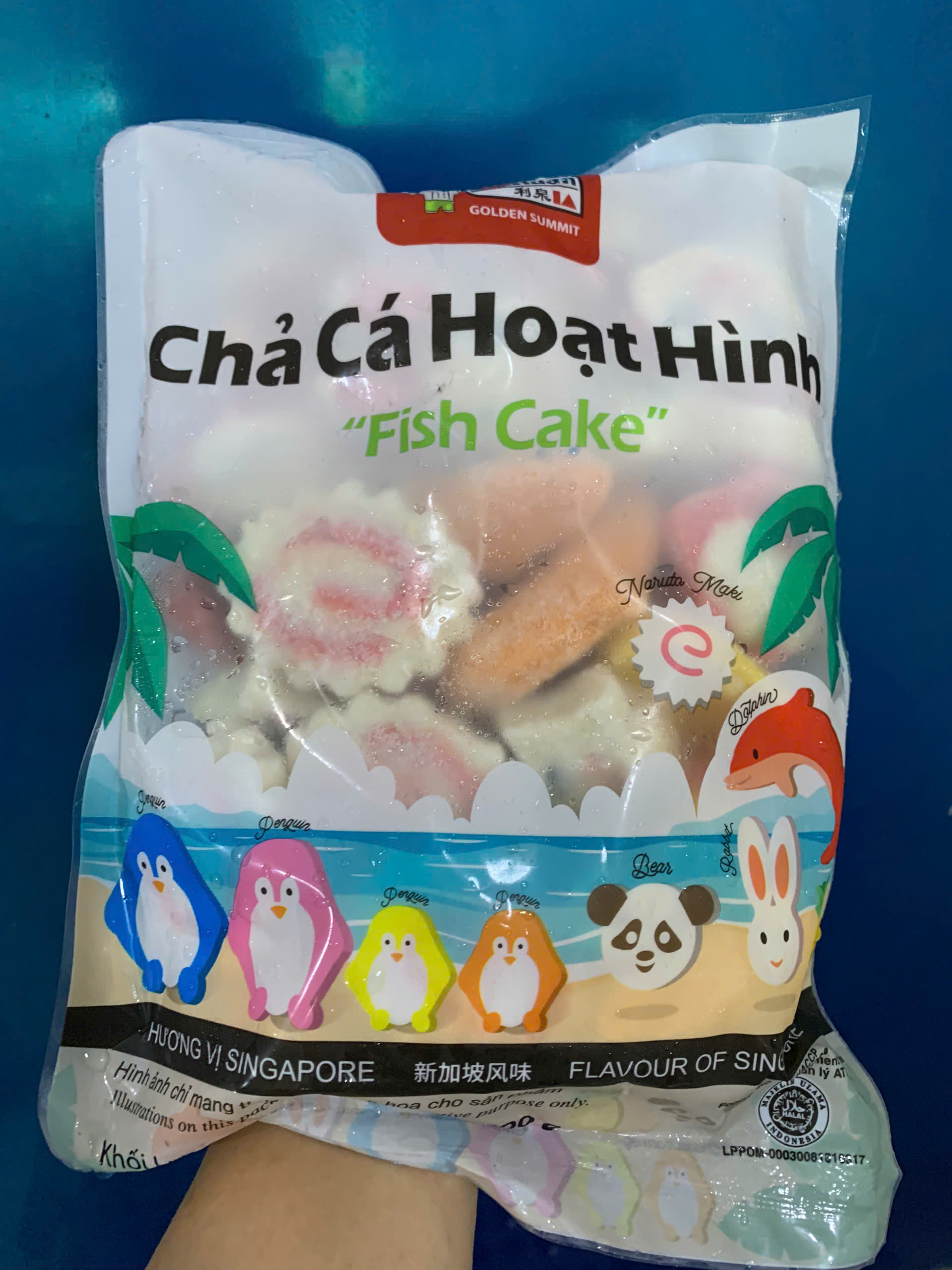 Chả cá hoạt hình Lichuan (500g / Gói)