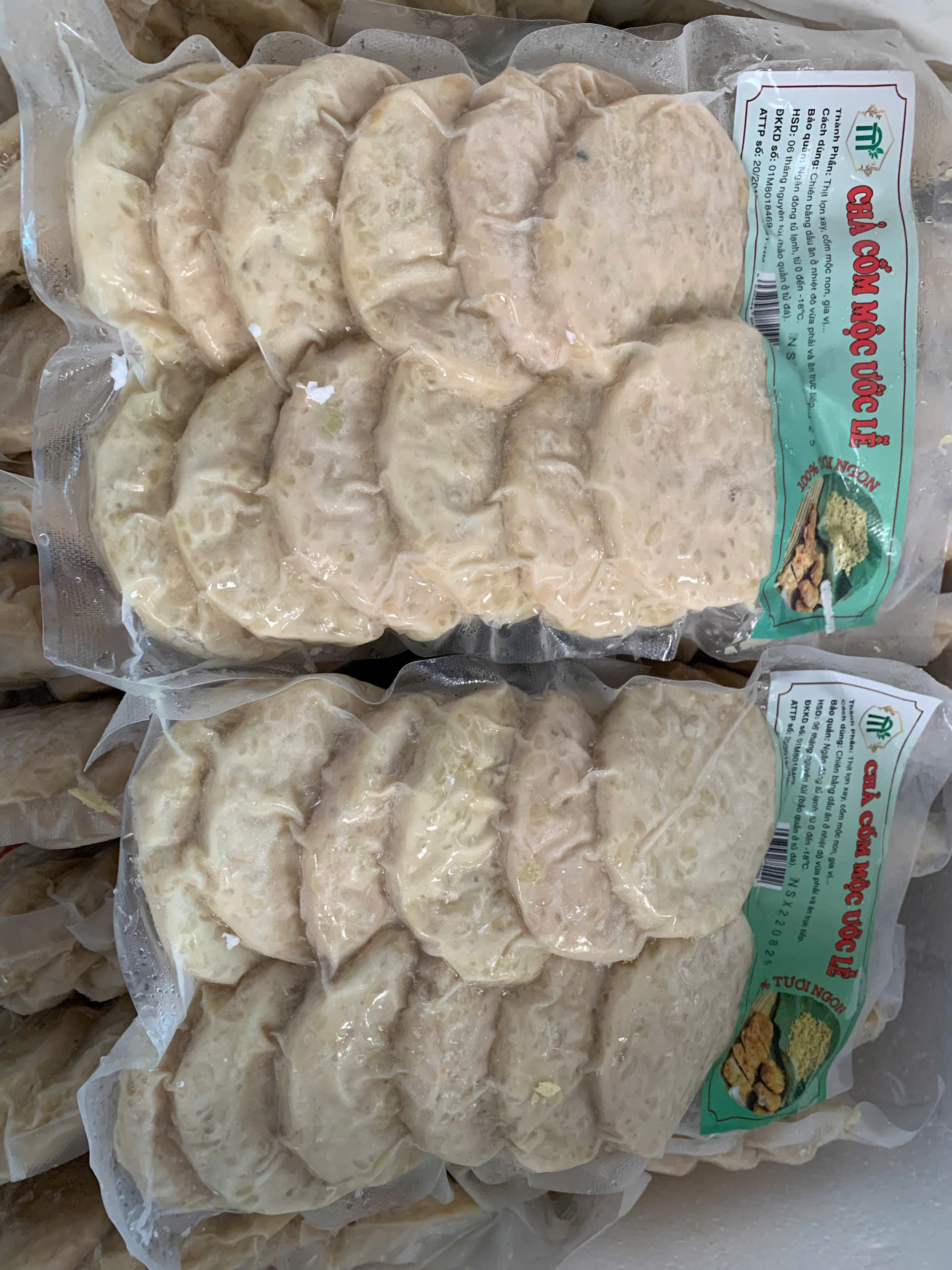 Chả cốm Ước Lễ loại ngon (12 miếng / 500g / Gói)