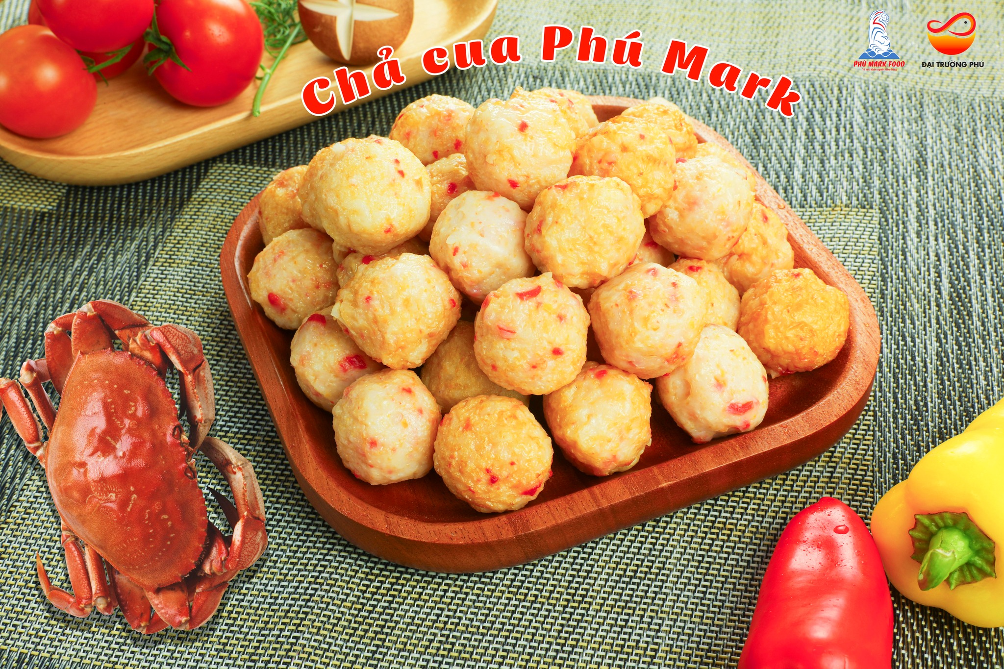 Chả cua Phú Mark (35v / 450g / Gói)