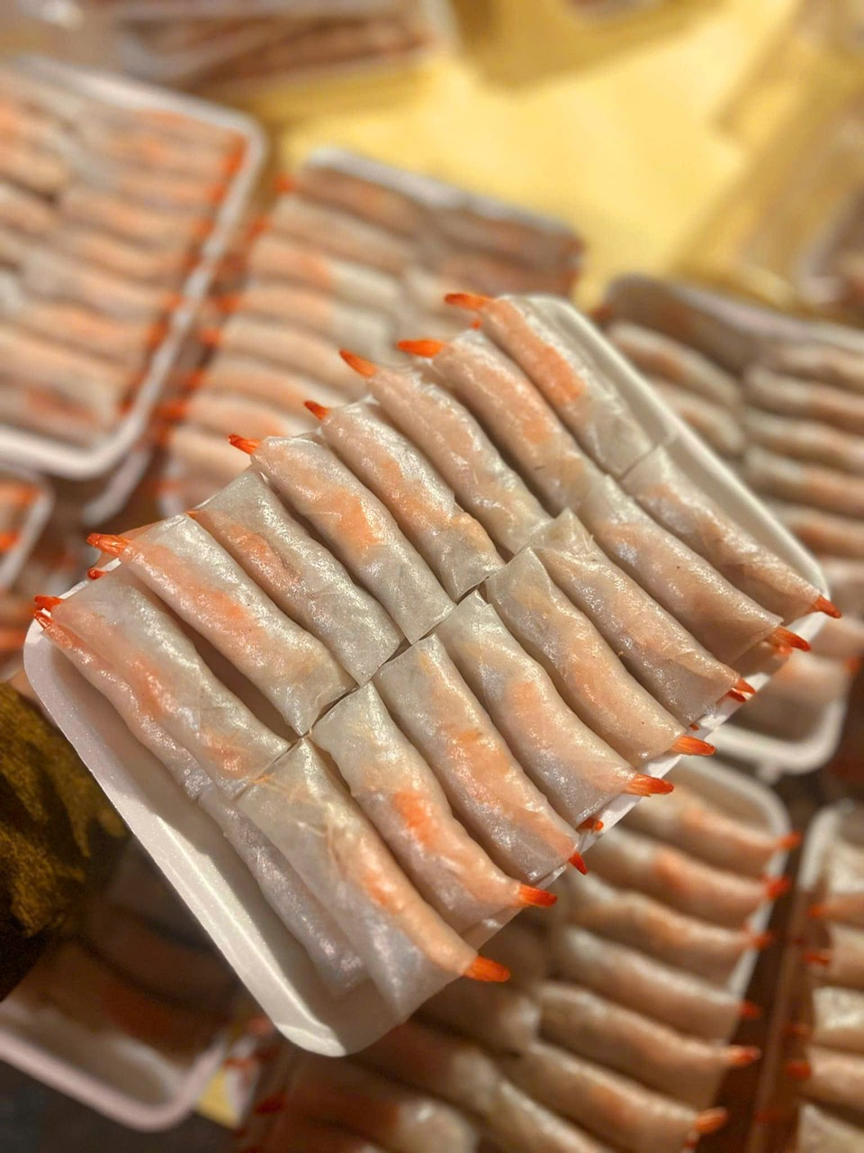 Chả ram tôm đất (35 cuốn / 500g / Khay)