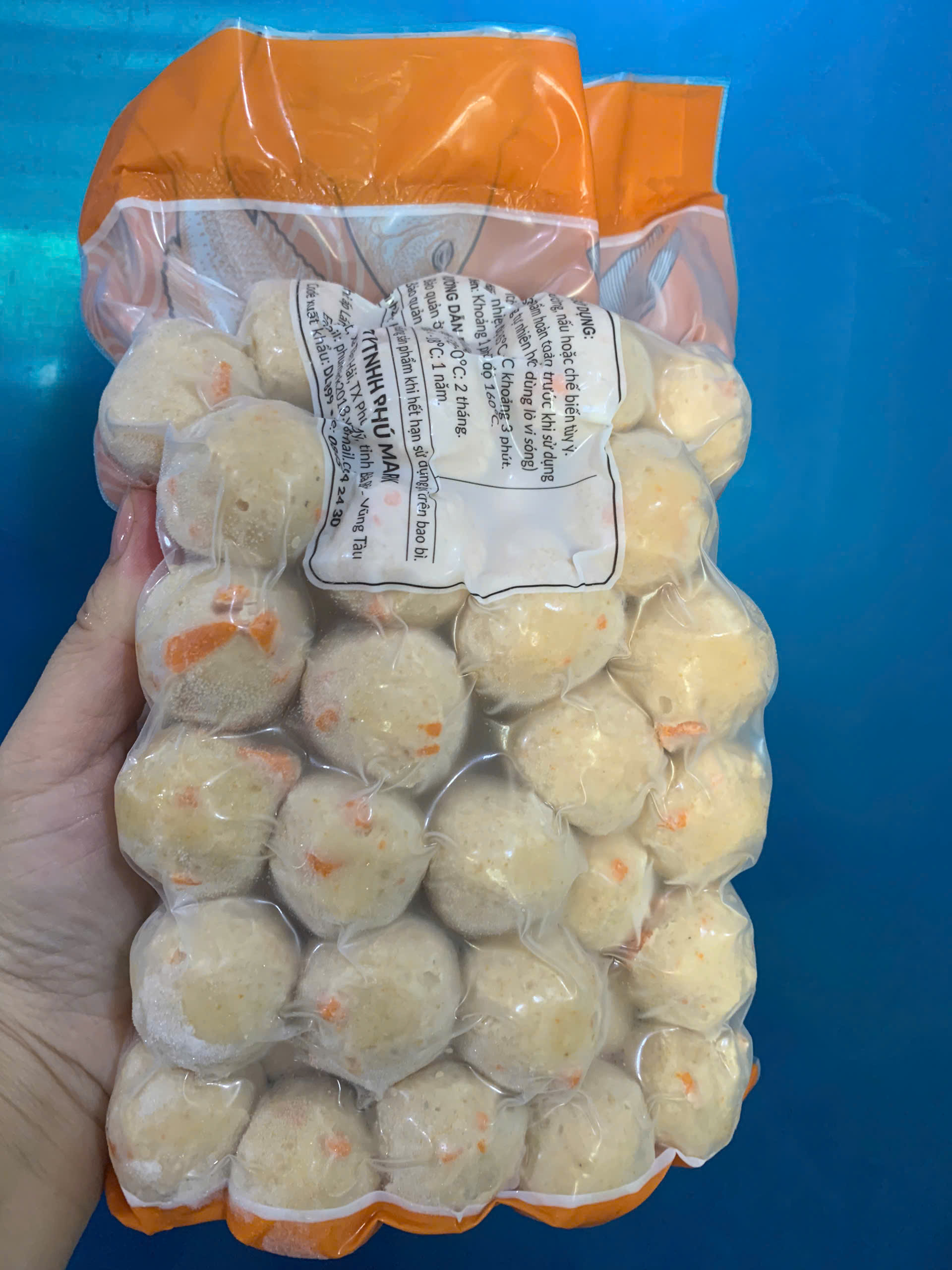 Chả tôm Phú Mark (35v / 450g / Gói)