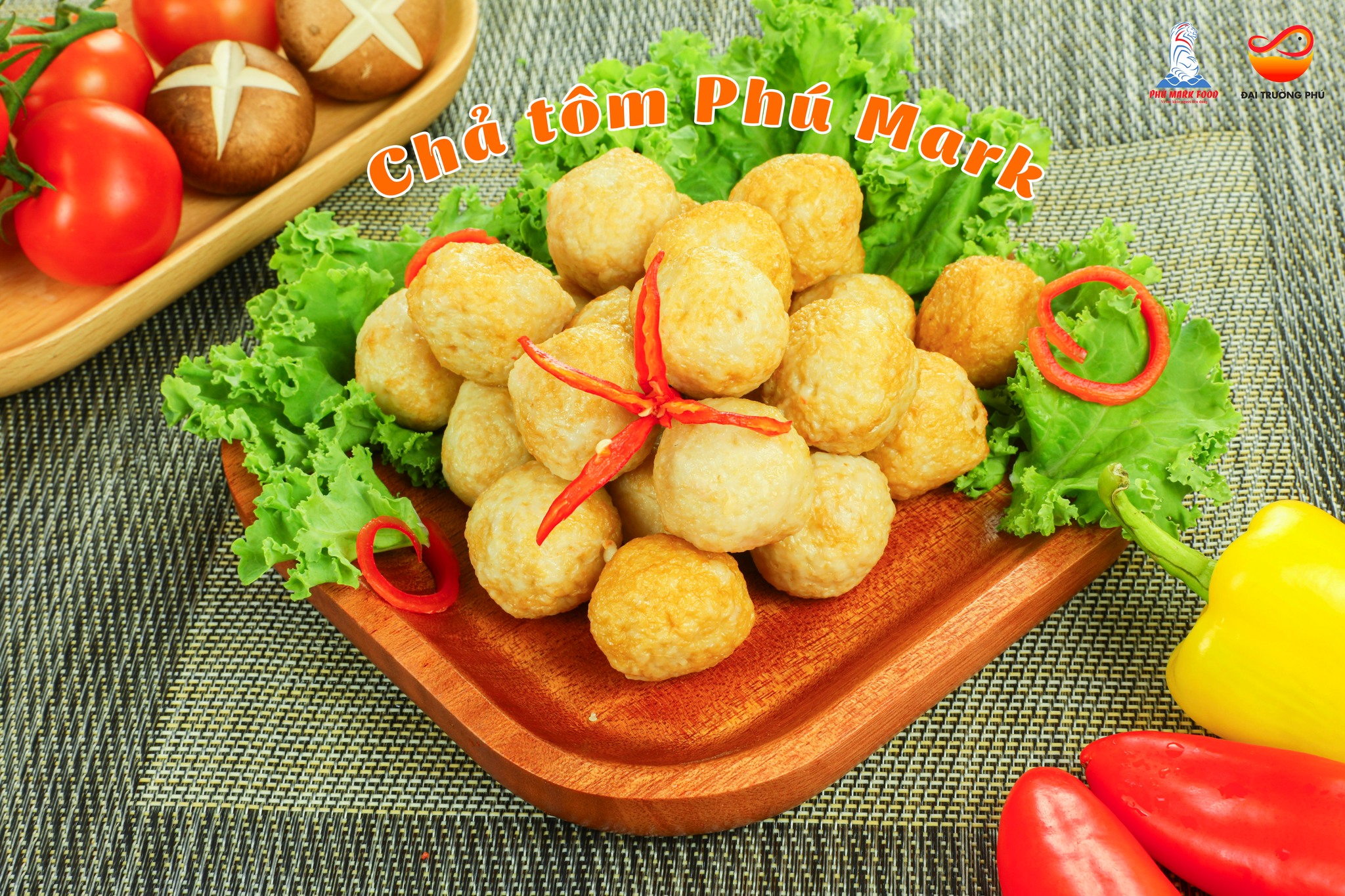 Chả tôm Phú Mark (35v / 450g / Gói)