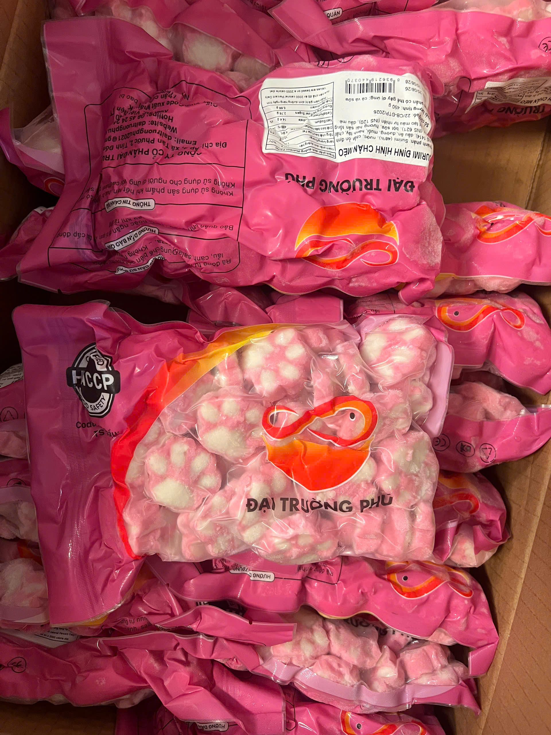 Chân mèo surimi Phú Mark (450g / Gói)