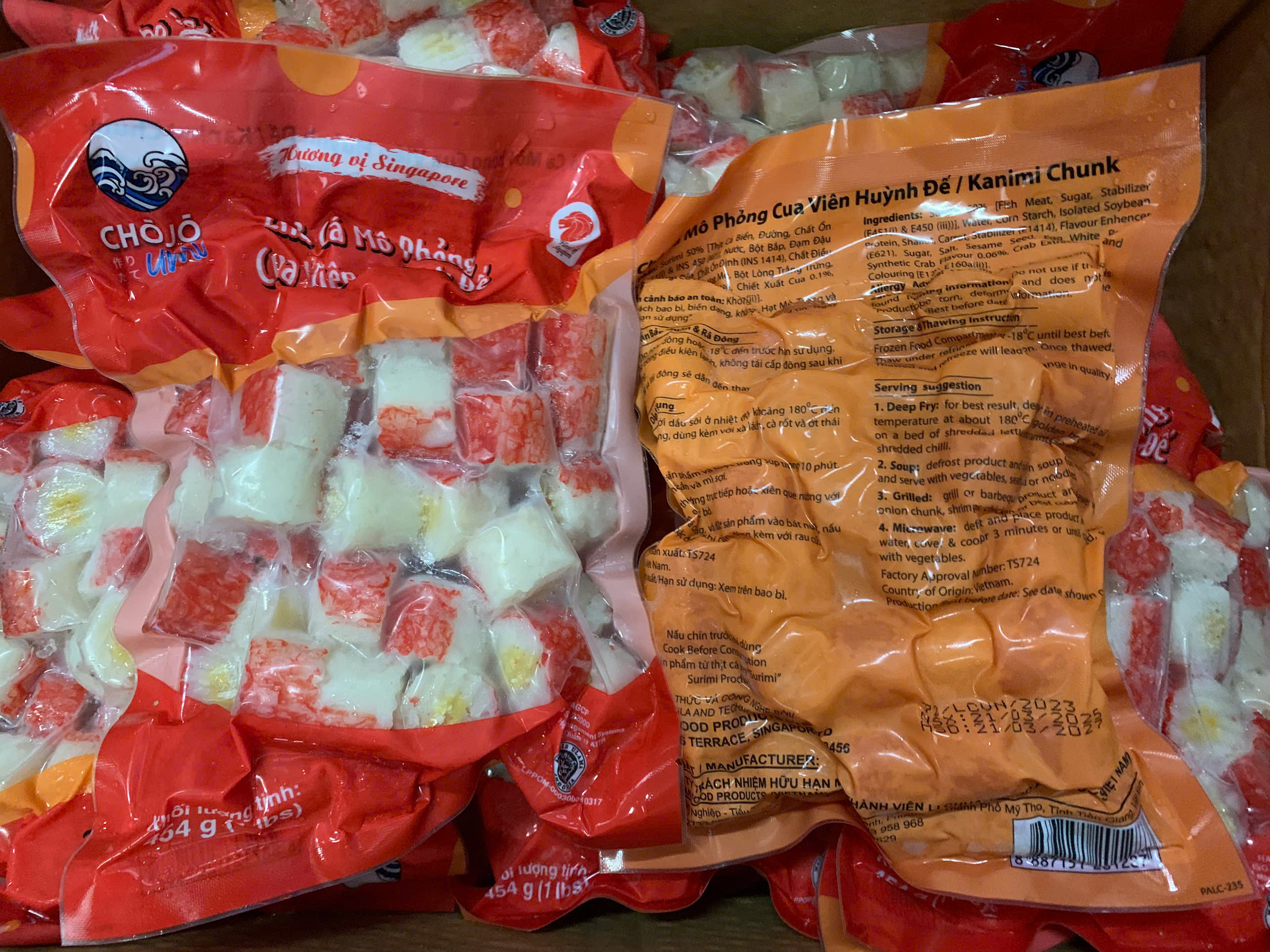 Viên cua huỳnh đế Chojo (454g / Gói) - Lichuan