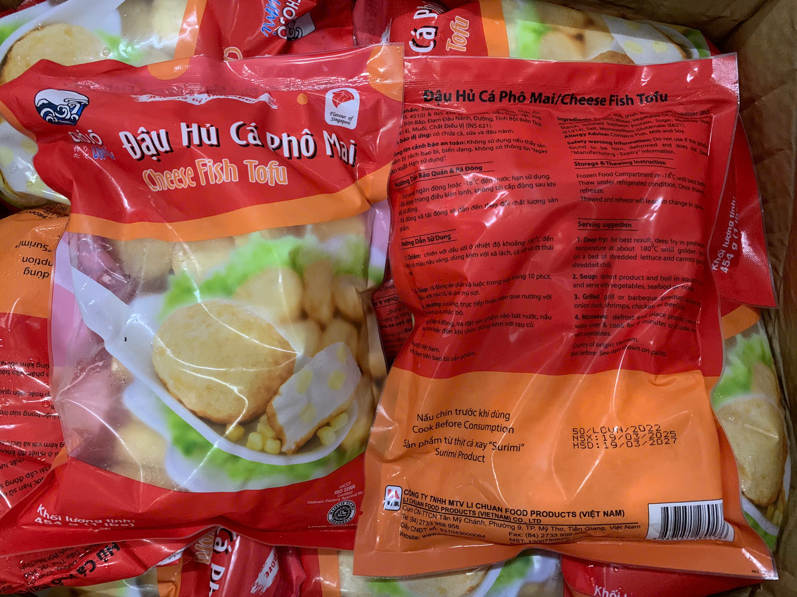 Đậu hũ phô mai Chojo (454g / Gói) - Lichuan