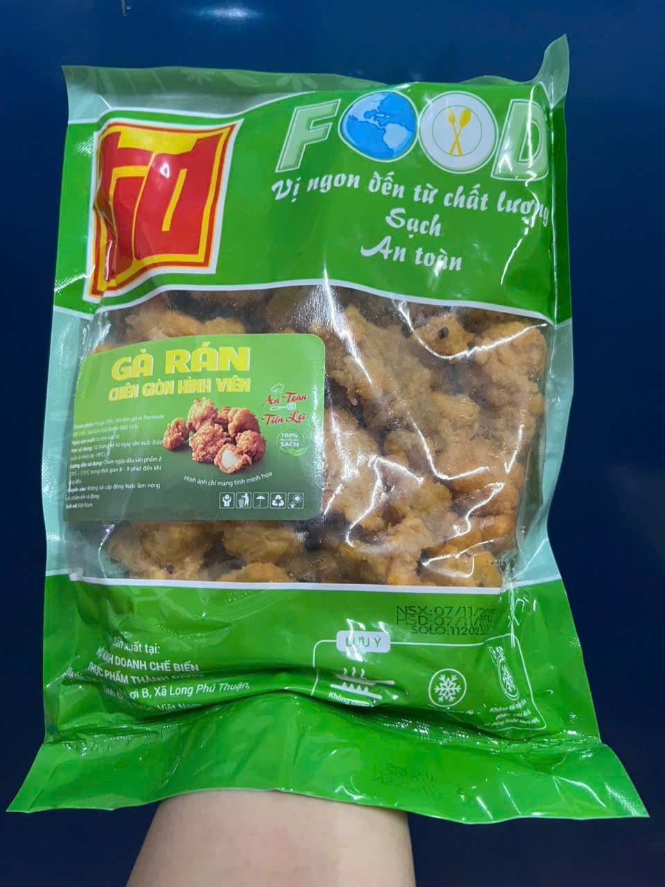 TDFoods Gà popcorn (500g / Gói)