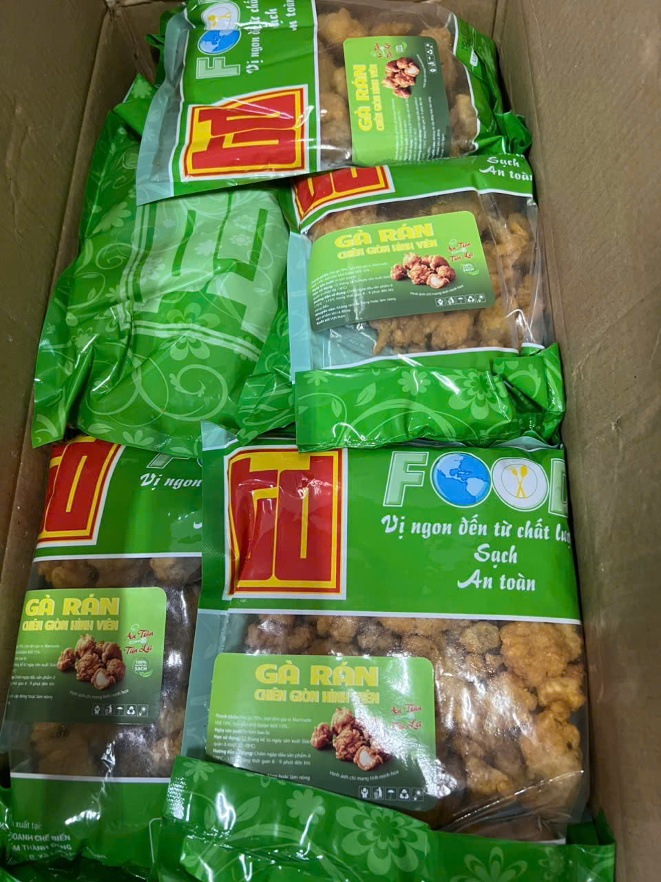 TDFoods Gà popcorn (500g / Gói)
