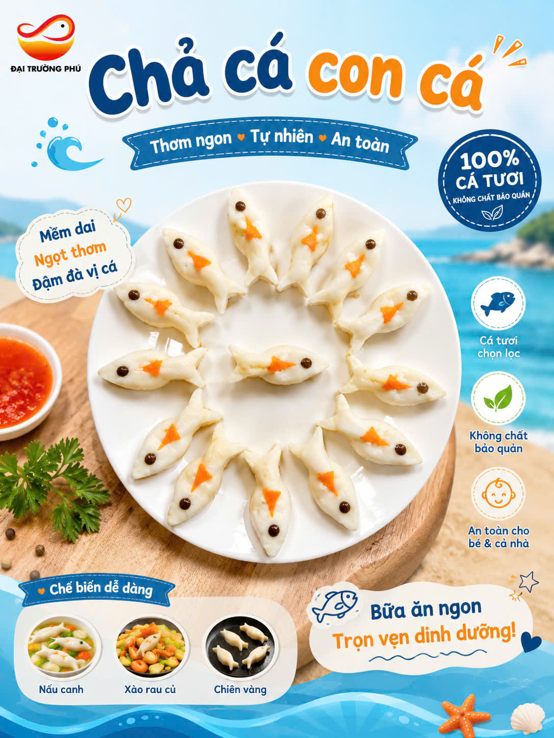 Hình cá Surimi Phú Mark (450g / Gói)
