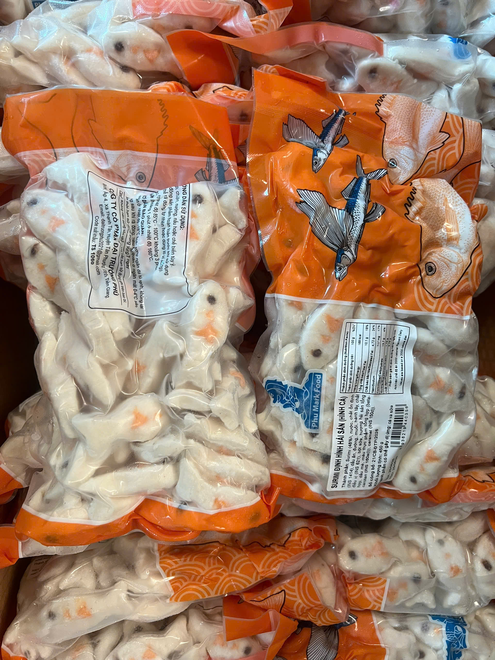 Hình cá Surimi Phú Mark (450g / Gói)