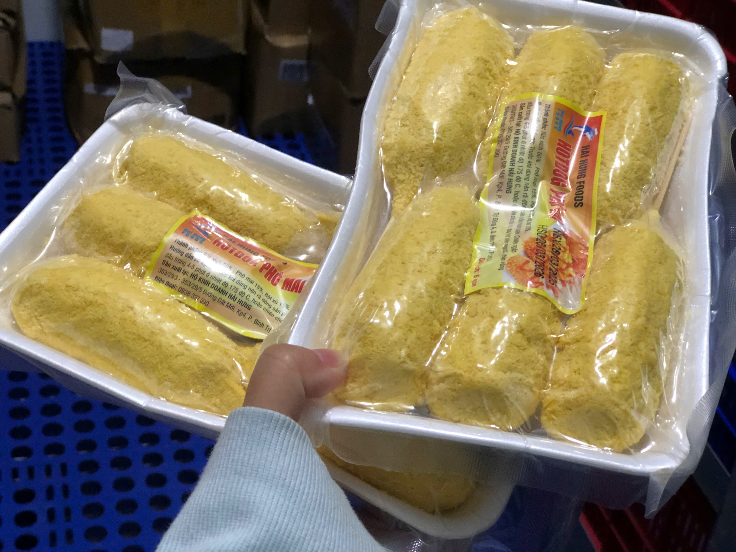 Hotdog phô mai Hải Hưng (6 que / Gói)