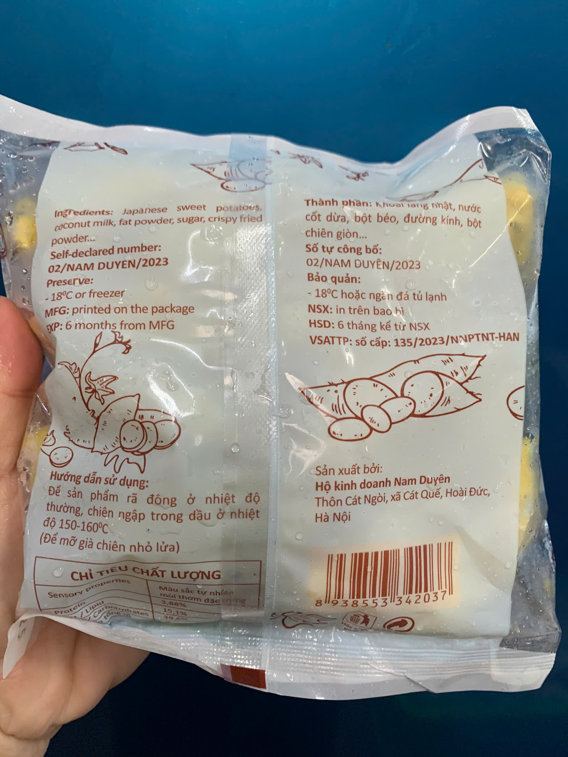 Khoai lang kén (250g / Gói)