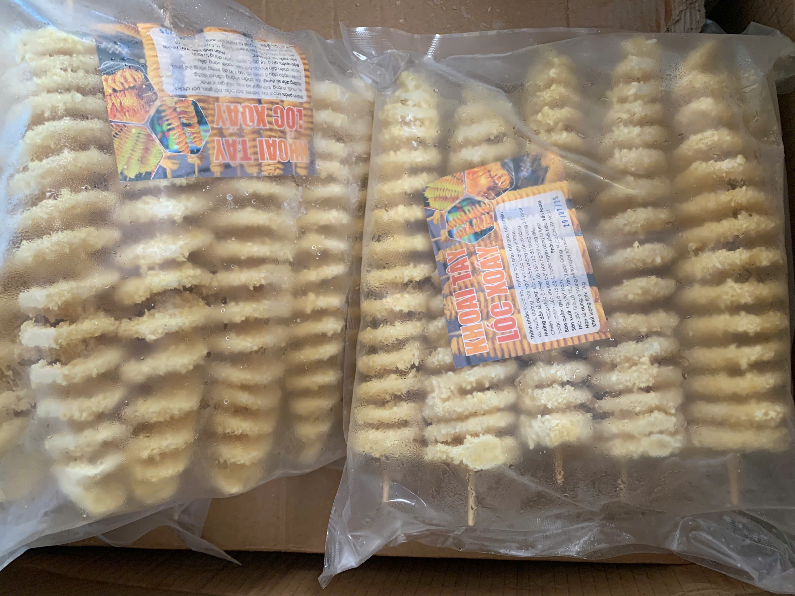 Khoai tây lốc xoáy (10 cái / 1kg / Gói)