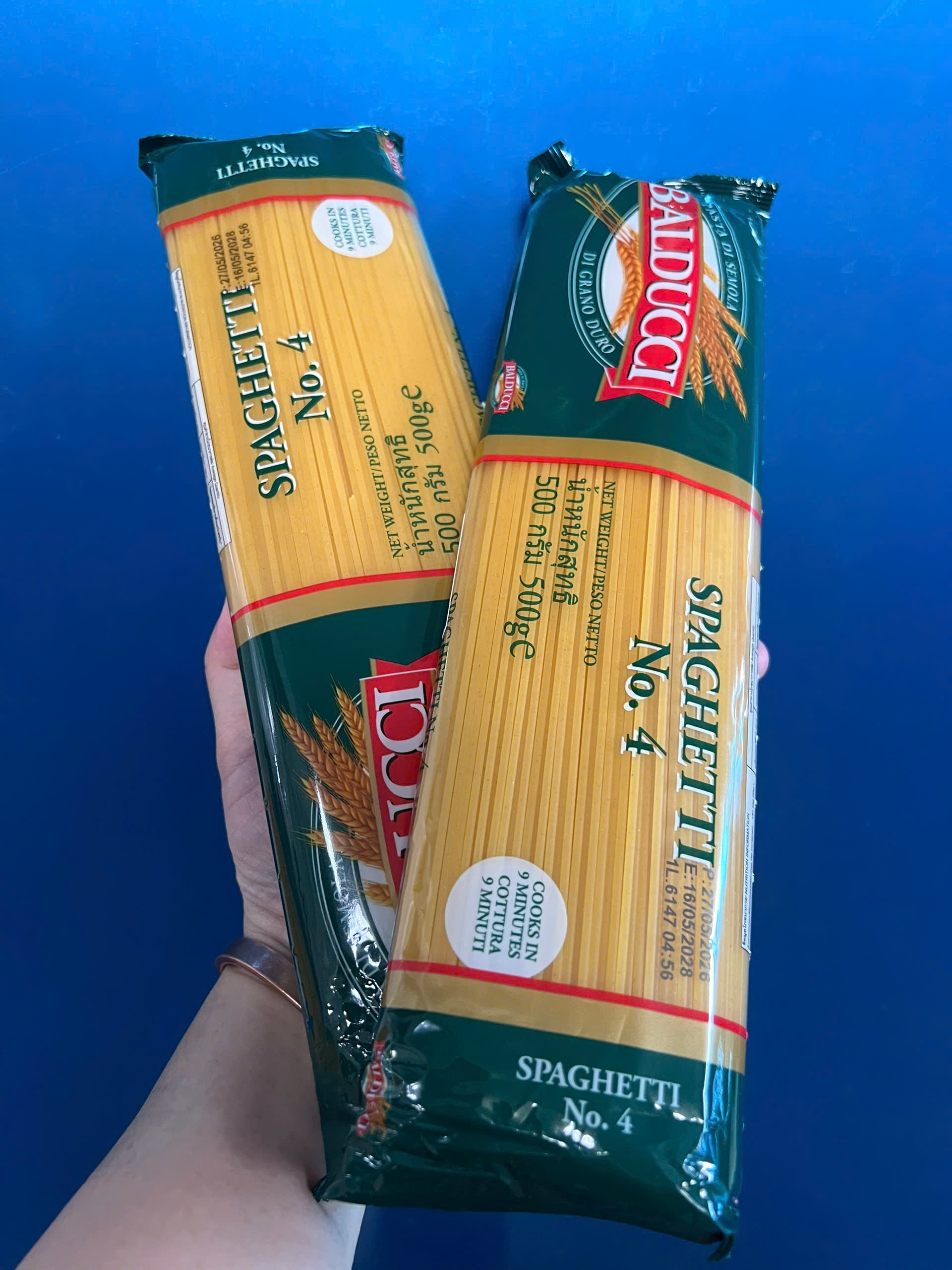 Mì ý spaghetti Balducci No.4 (500g / Gói)