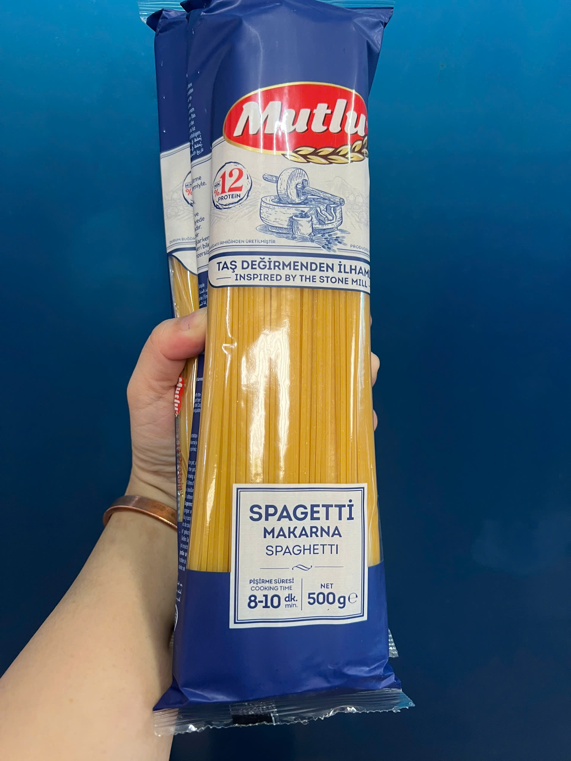 Mì ý spaghetti Mutlu 1.7mm (500g / Gói)