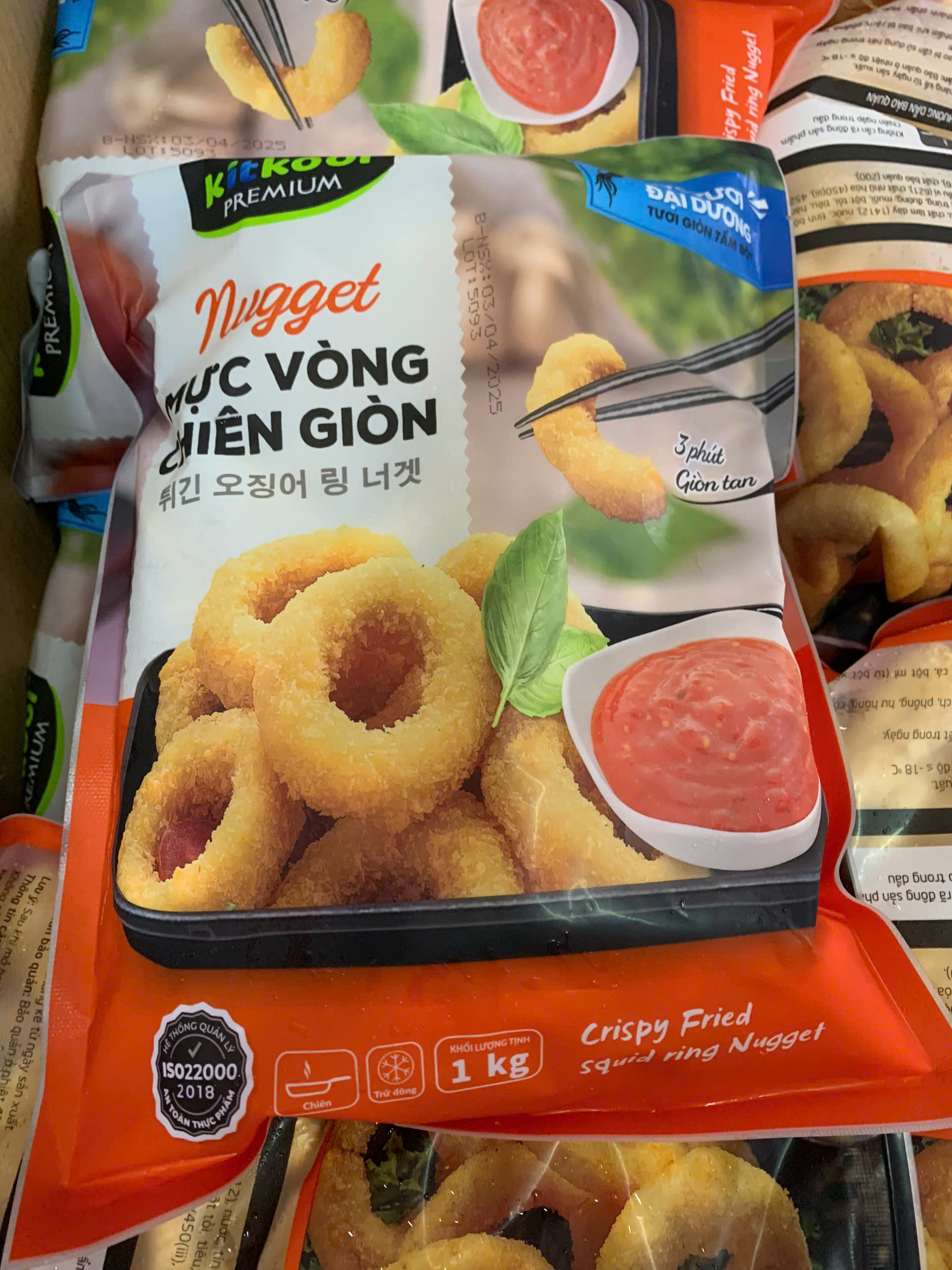 Mực vòng chiên giòn LC (1kg / Gói)