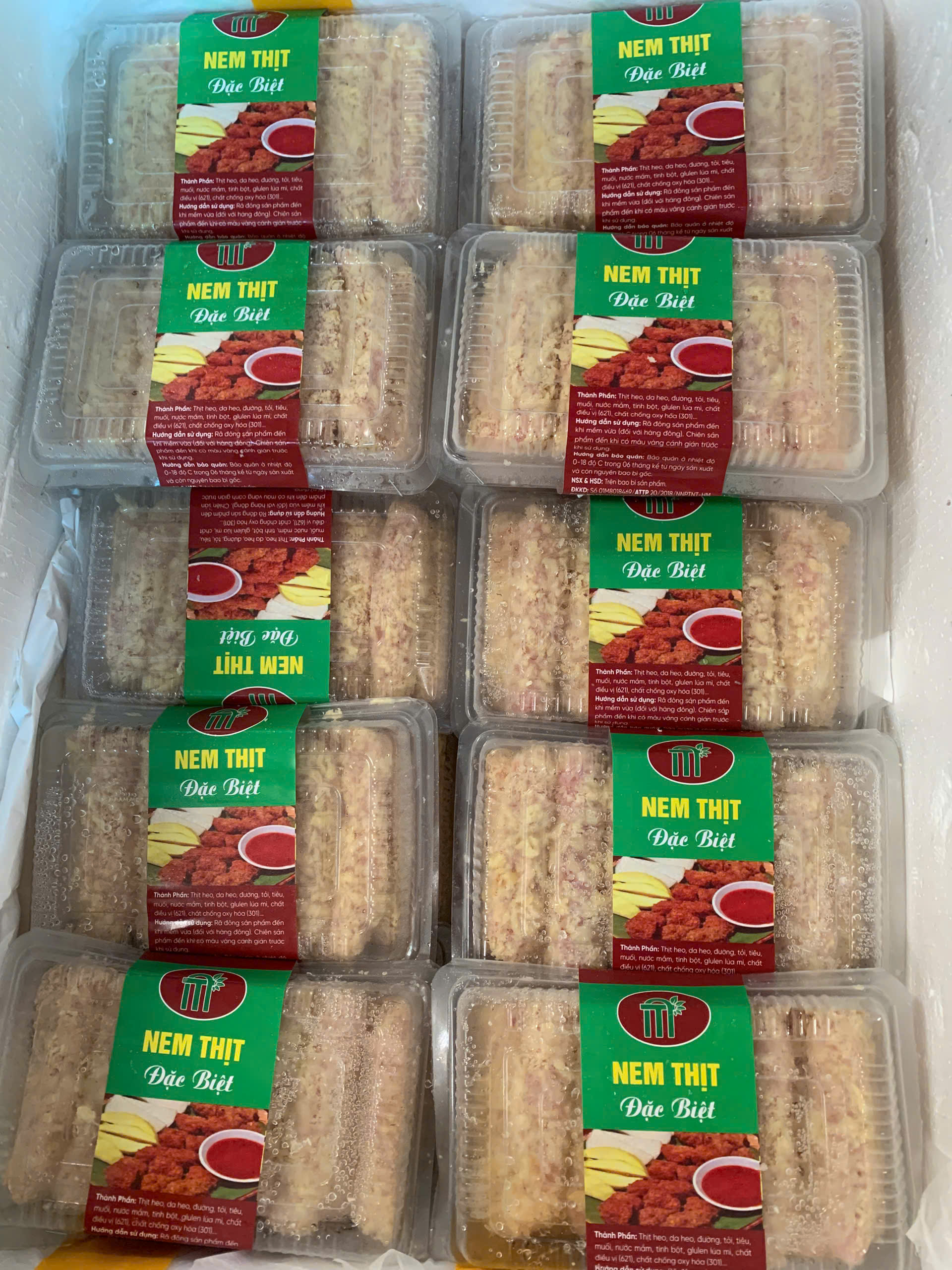 Nem thịt đặc biệt TN (20 cái / 500g / Hộp)