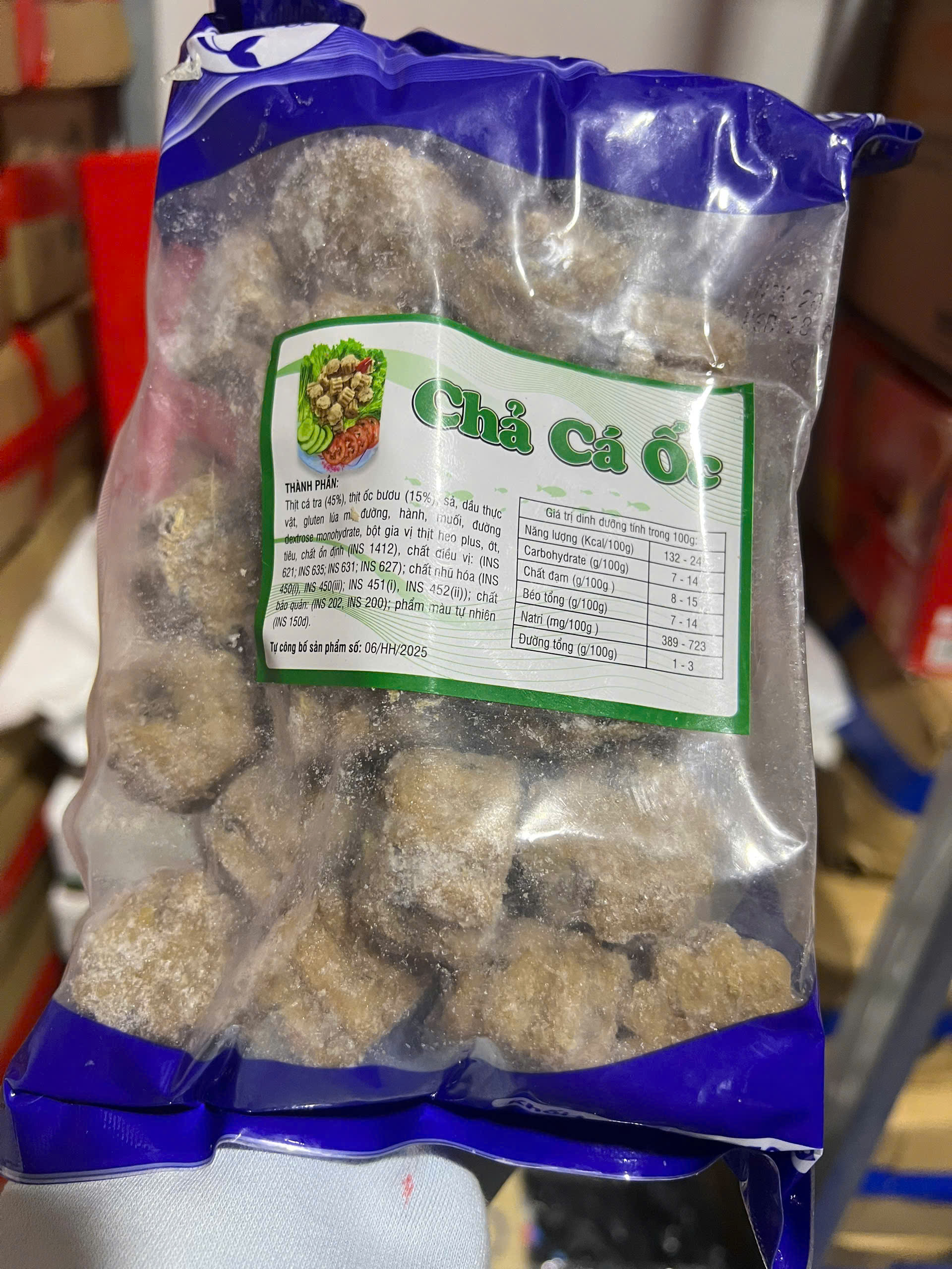 Viên ốc nhồi Hải Hưng (500g / Gói)