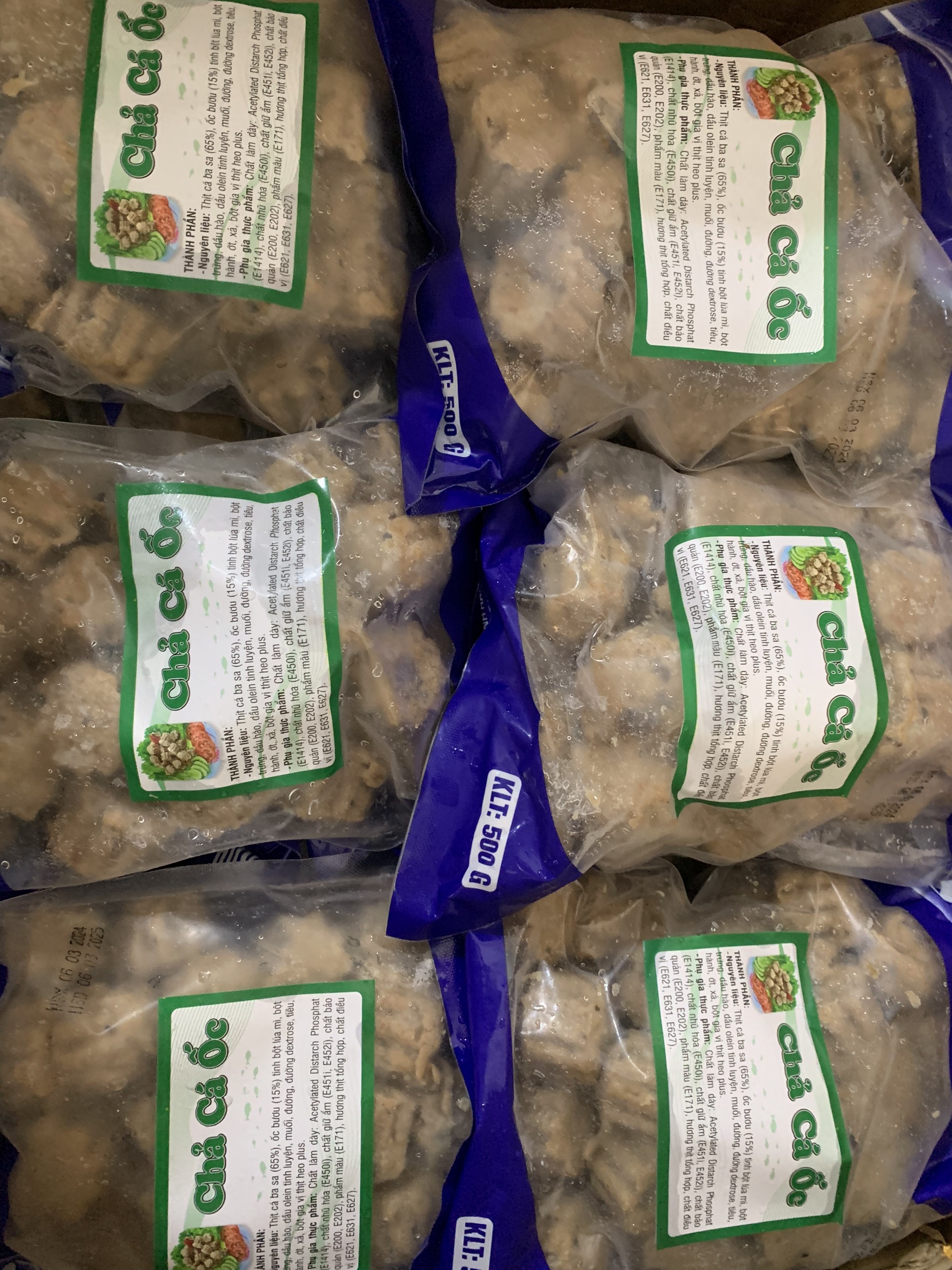 Viên ốc nhồi Hải Hưng (500g / Gói)