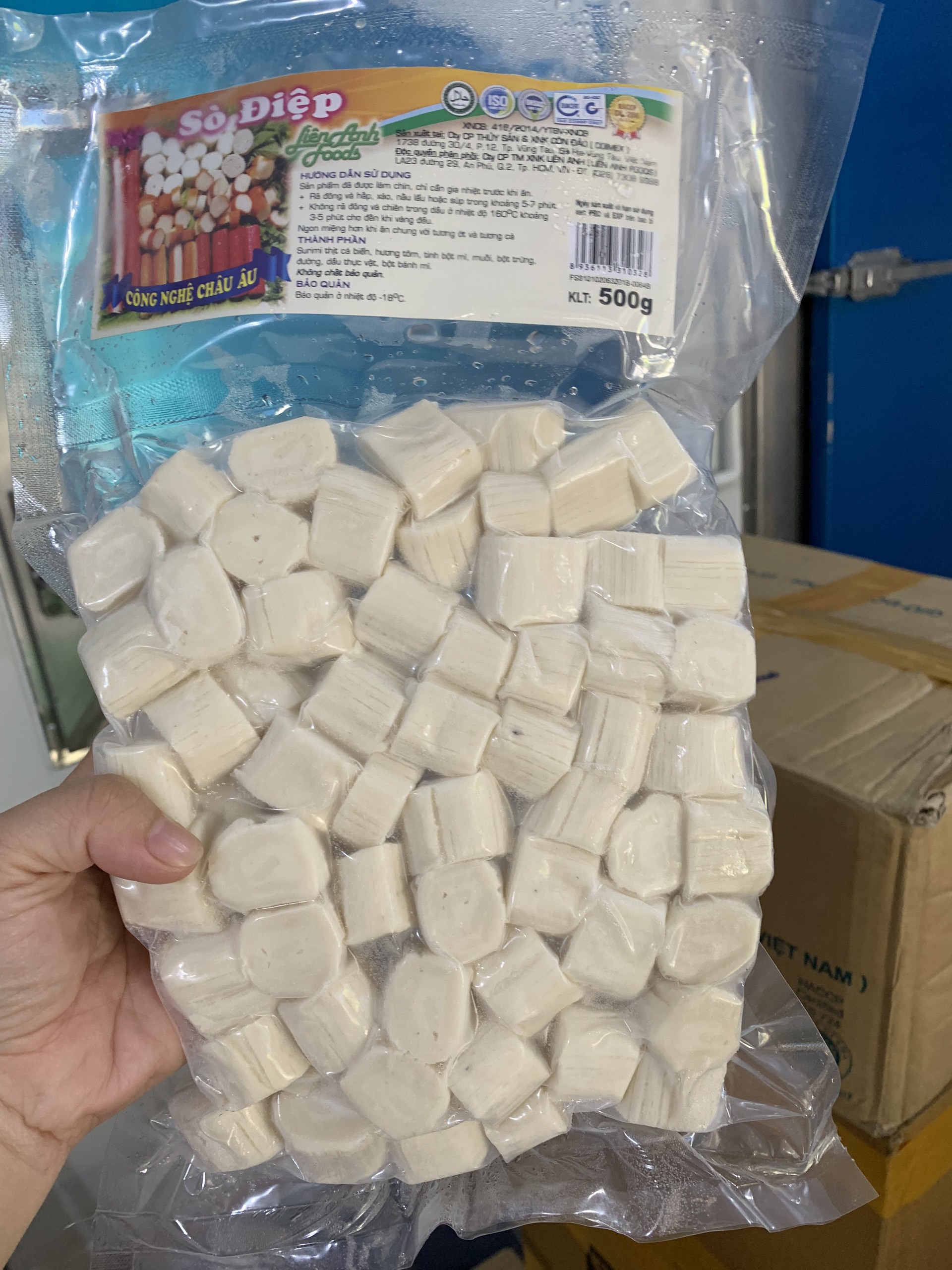 Sò điệp trắng Liên Anh (500g / Gói)