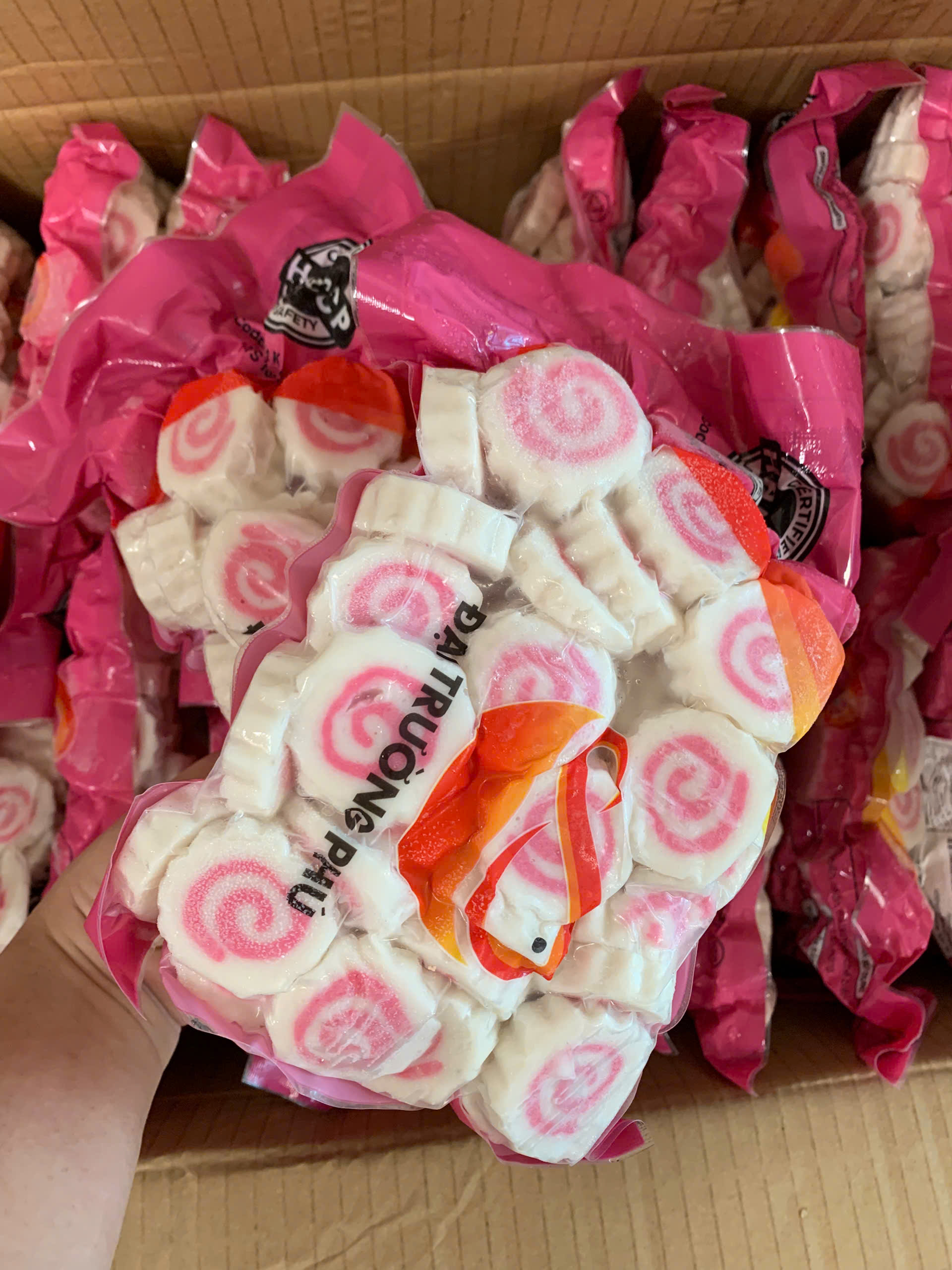Thanh surimi lốc xoáy Phú Mark (450g / Gói)