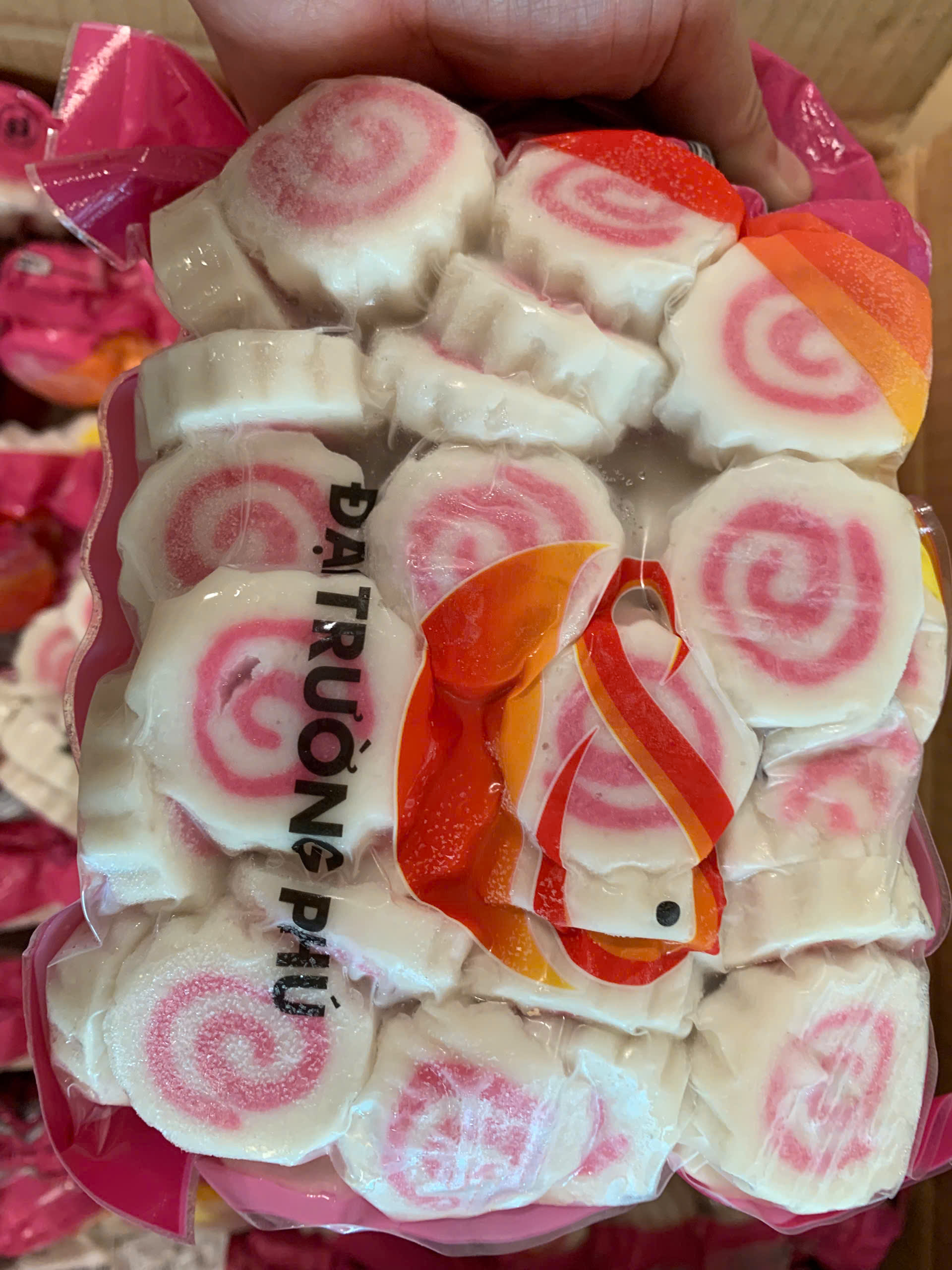 Thanh surimi lốc xoáy Phú Mark (450g / Gói)