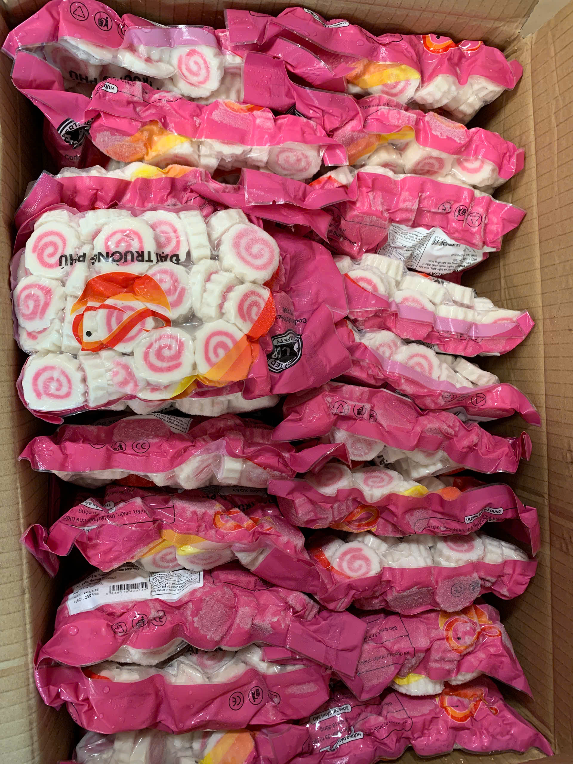 Thanh surimi lốc xoáy Phú Mark (450g / Gói)