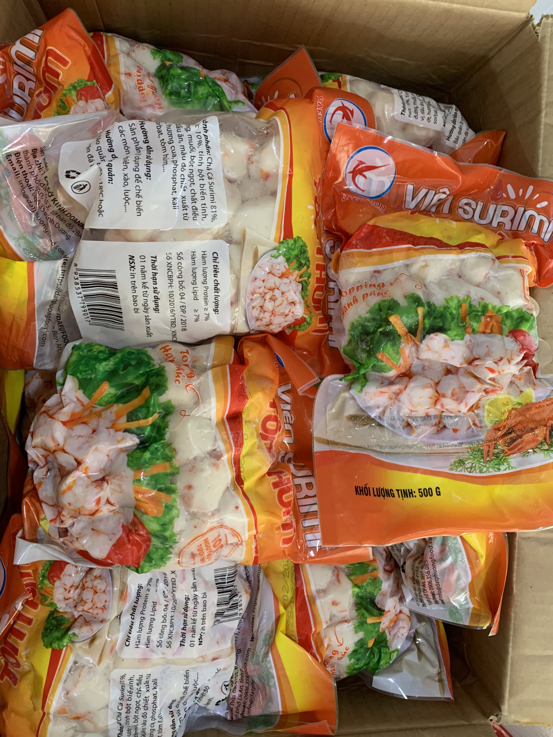 Viên tôm hùm Đạt Phương (500g / Gói)