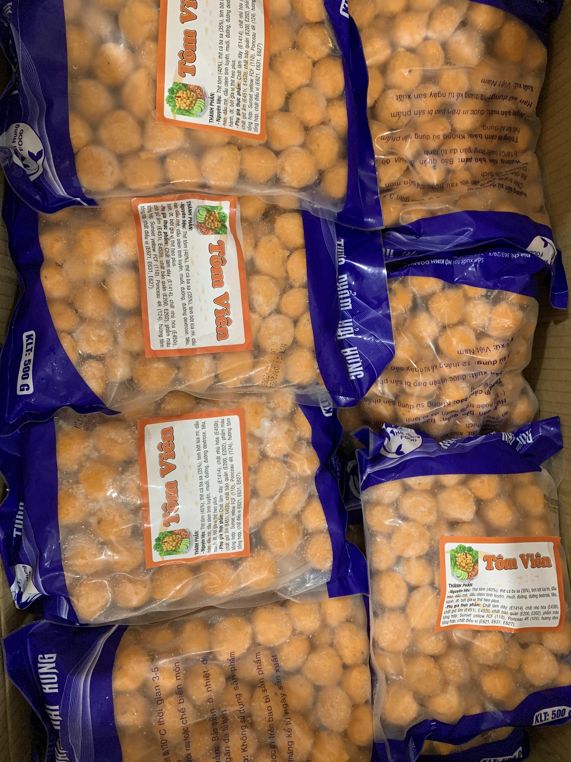 Tôm viên Hải Hưng (500g / Gói)