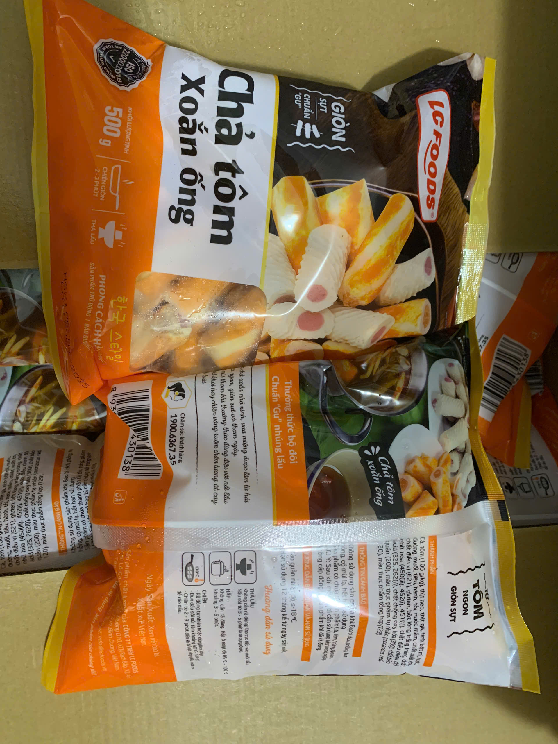 Tôm xoắn LC (500g / Gói)