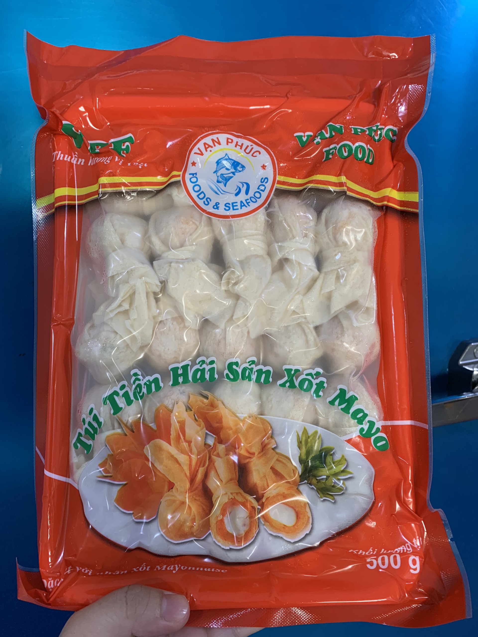 Túi tiền hải sản xốt Mayo Vạn Phúc (500g / Gói)