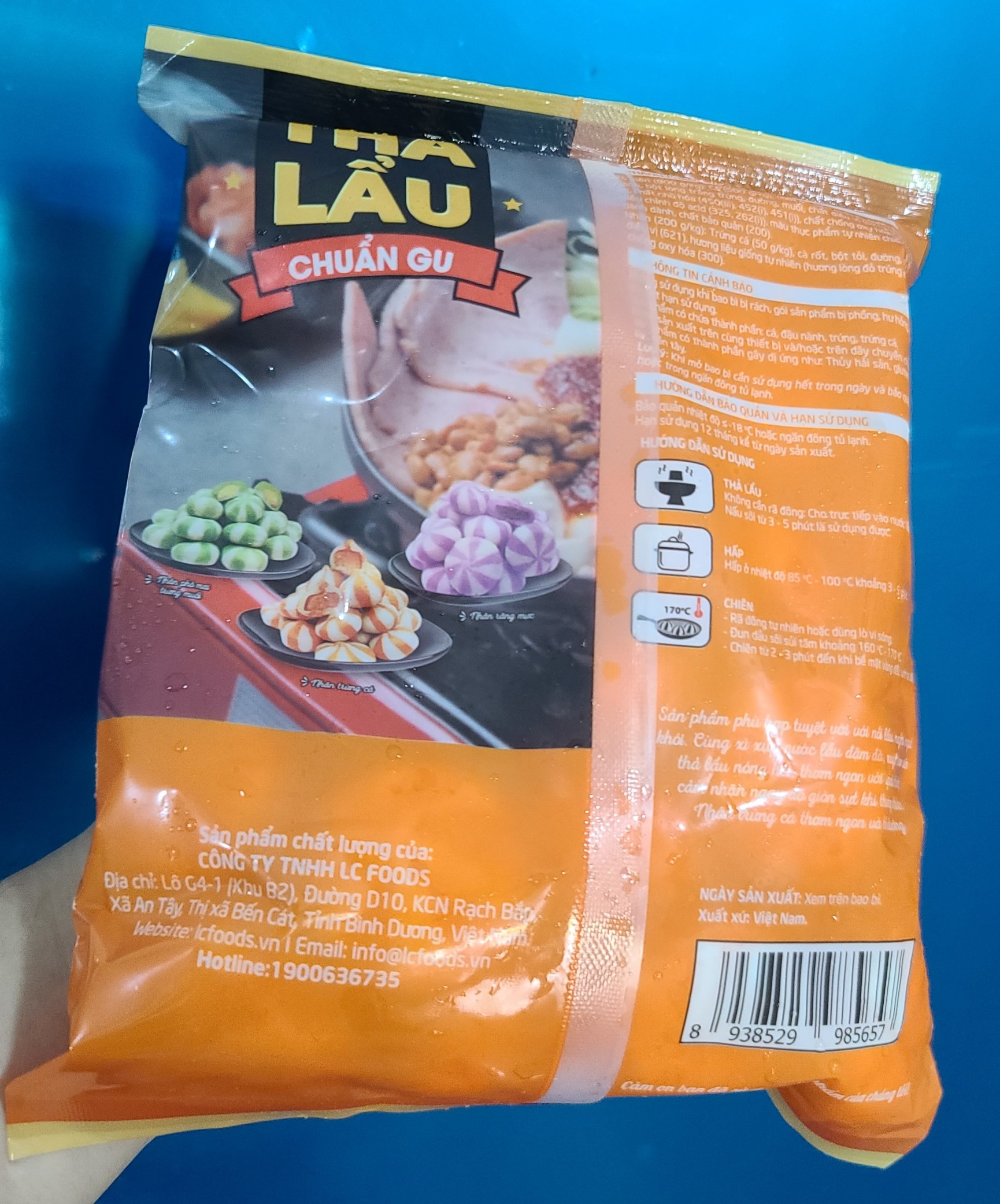 Viên thả lẩu trứng cá GT LC (500g / Gói)