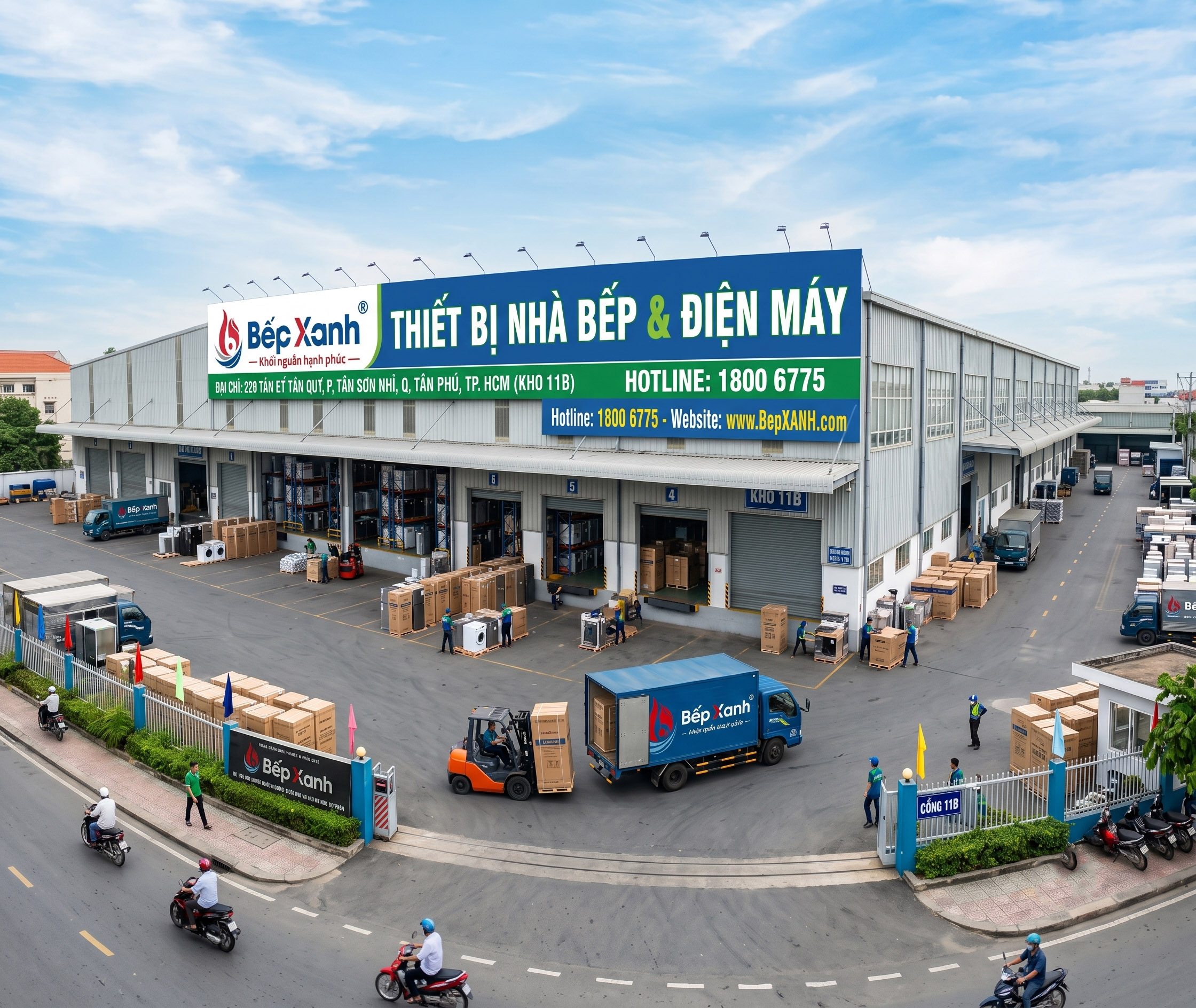 Showroom Bếp Xanh