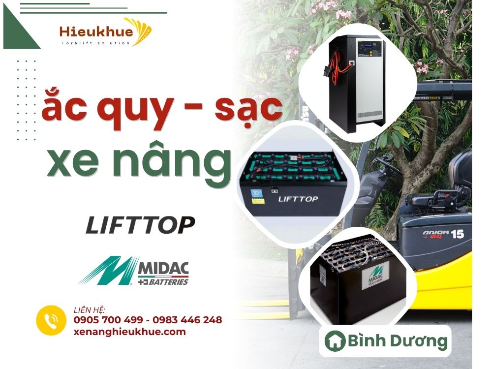 Chuyên Ắc Quy Xe Nâng Tại Bình Dương - Cung Cấp, Thay Thế, Sửa Chữa