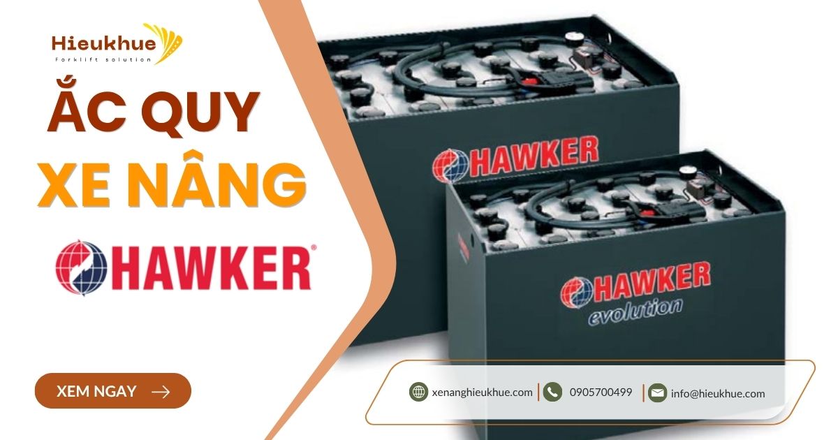 Ắc Quy Xe Nâng Hawker