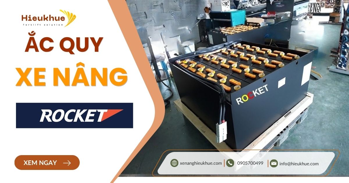 Ắc Quy Xe Nâng Rocket