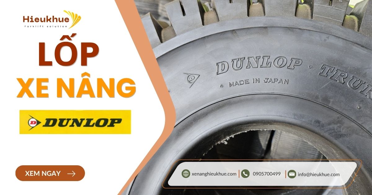 Lốp Xe Nâng DUNLOP