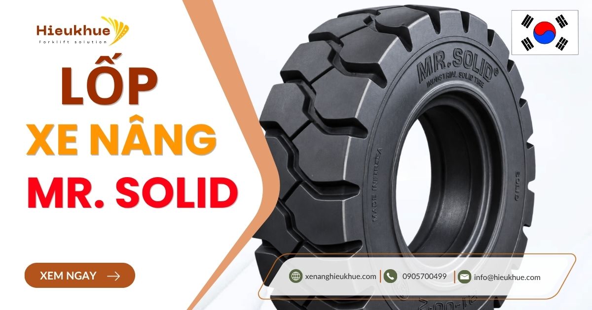 Lốp Xe Nâng MR. SOLID