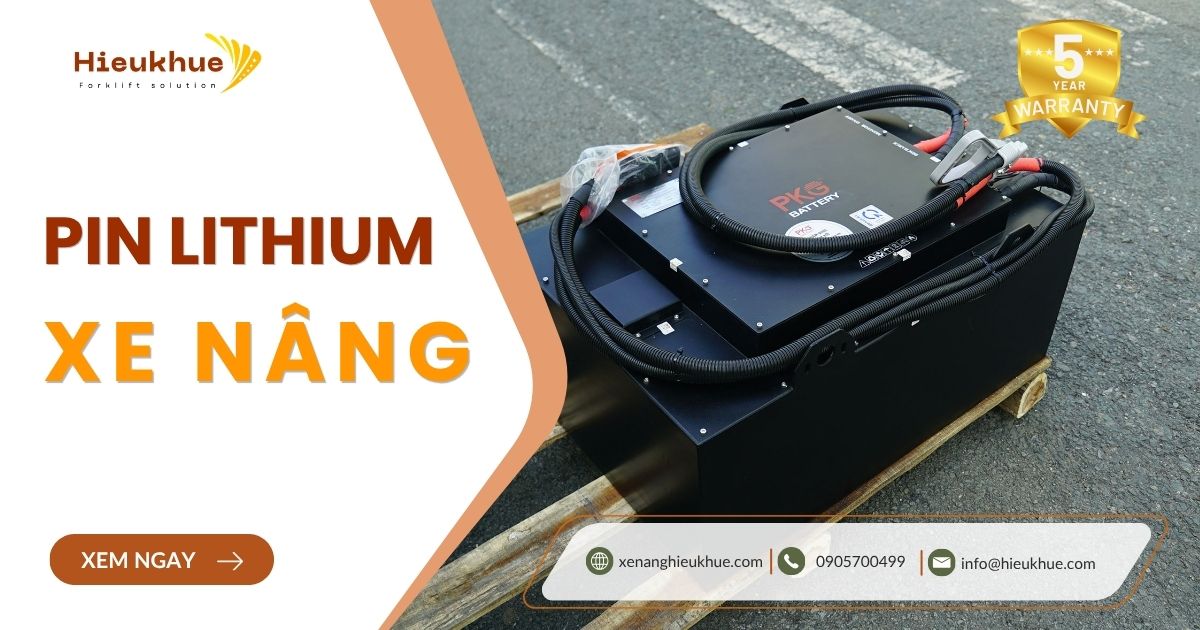 Pin lithium xe nâng