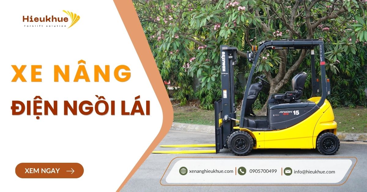 Xe nâng điện ngồi lái