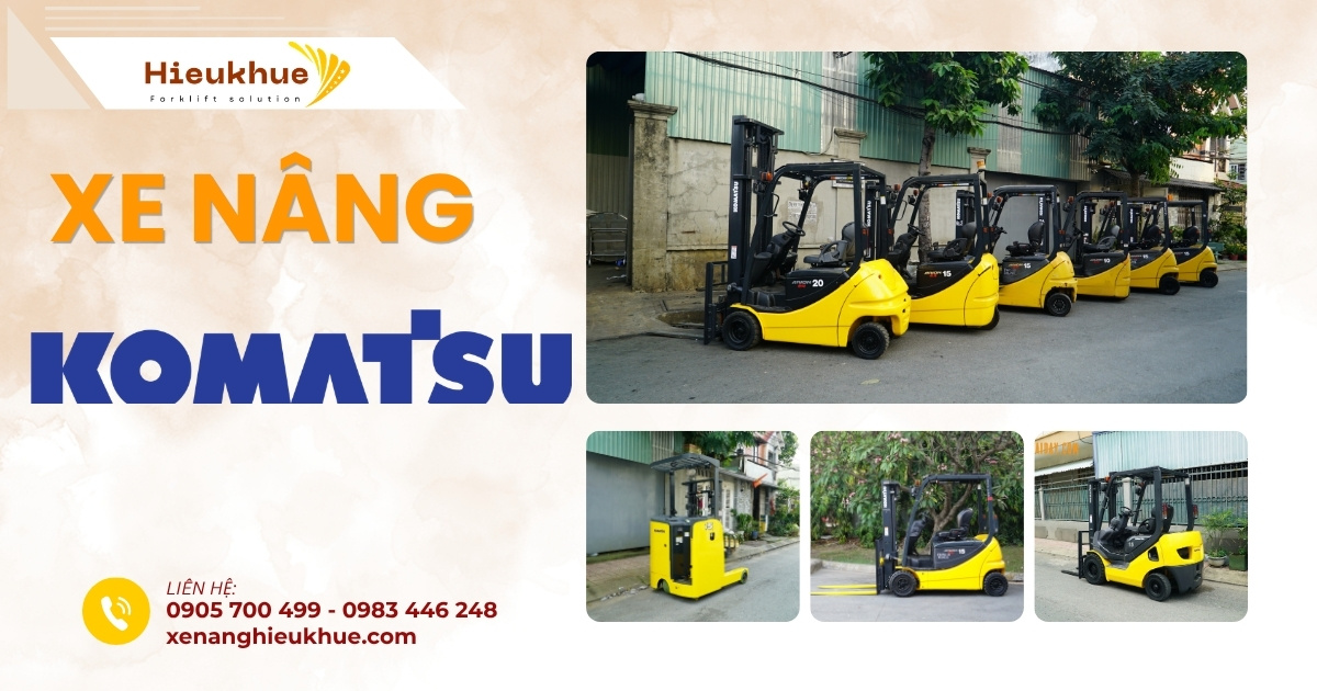 xe nâng komatsu