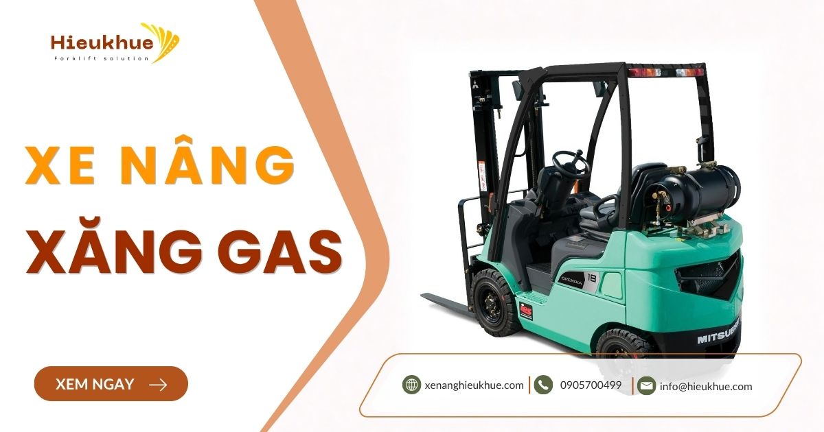 Xe nâng xăng gas