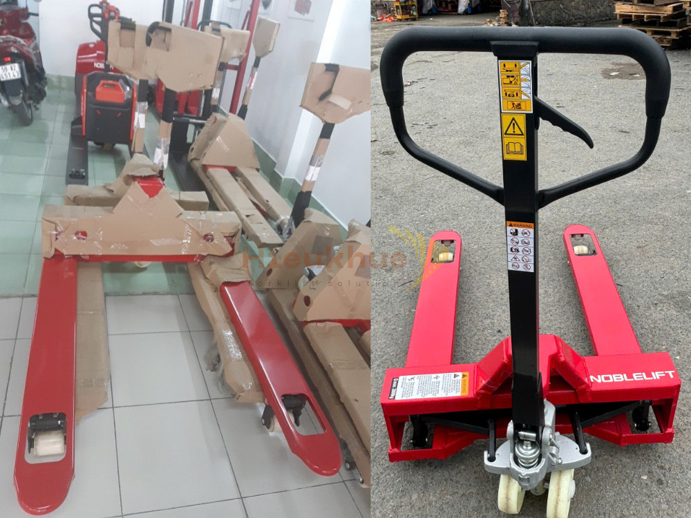 Xe nâng tay thấp 2 tấn càng rộng 1.000 mm NOBLELIFT ACE20-1000