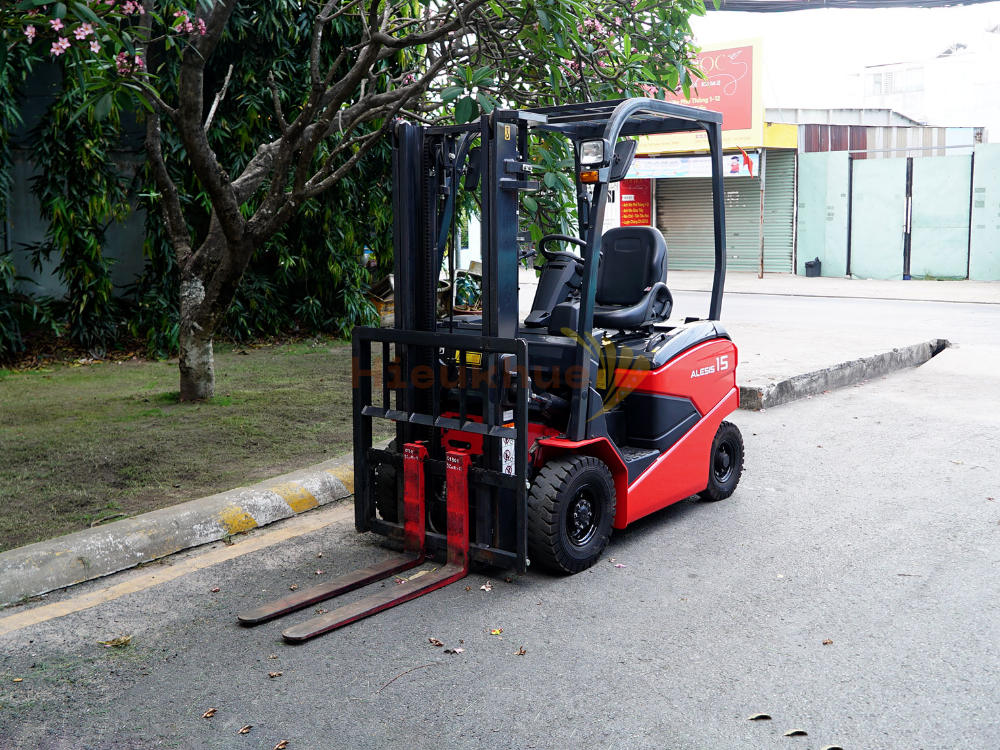 Xe nâng điện ngồi lái NICHIYU FB15PN-80-300 năm 2020, nâng cao 3m