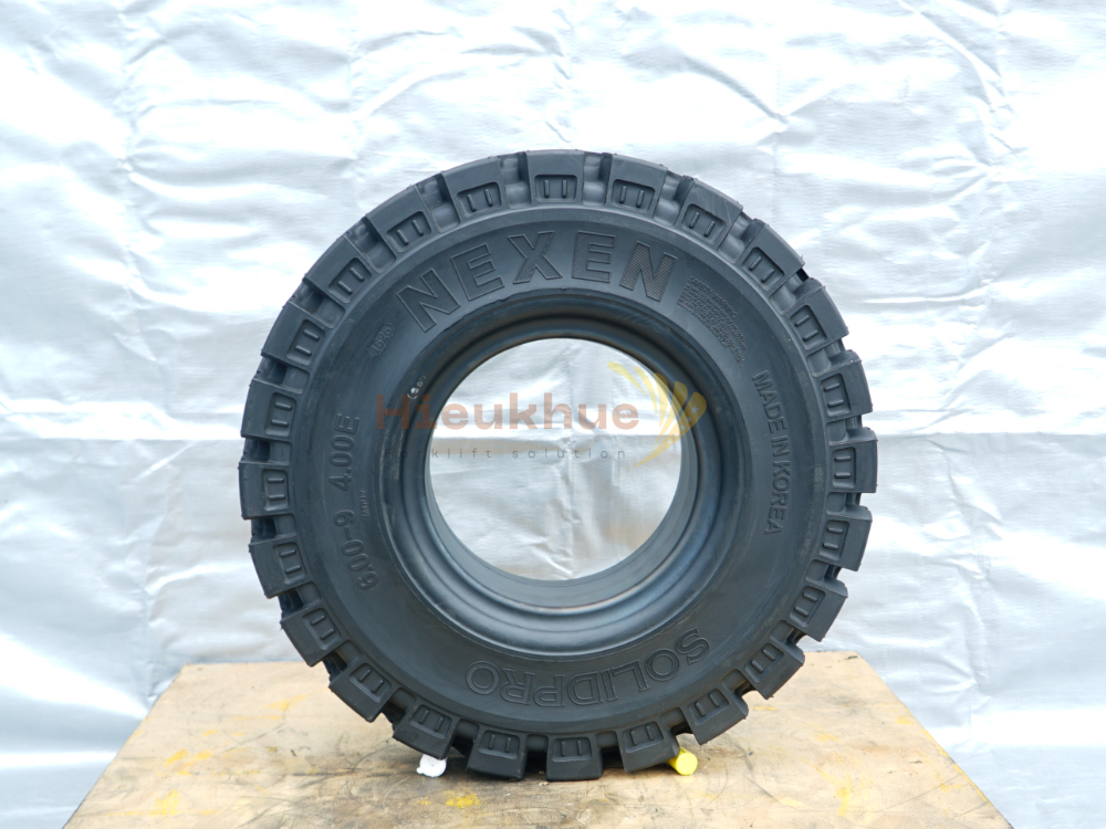 Lốp đặc xe nâng hiệu NEXEN SOLID PRO MTP size 600-9 Hàn Quốc