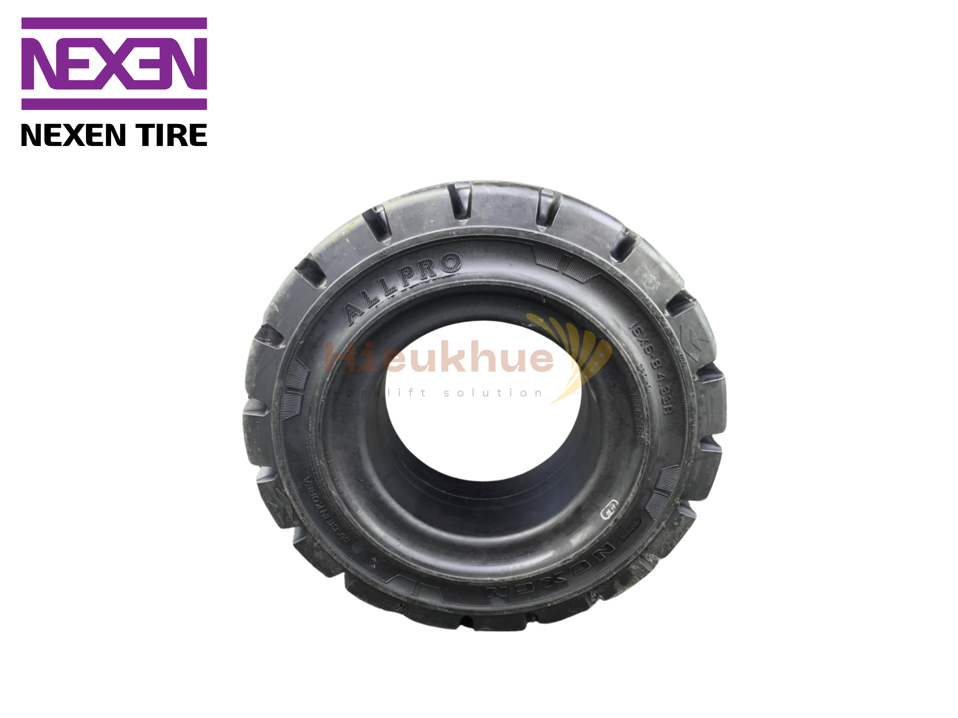 Lốp đặc xe nâng hiệu NEXEN ALL PRO size 16x6-8 Hàn Quốc