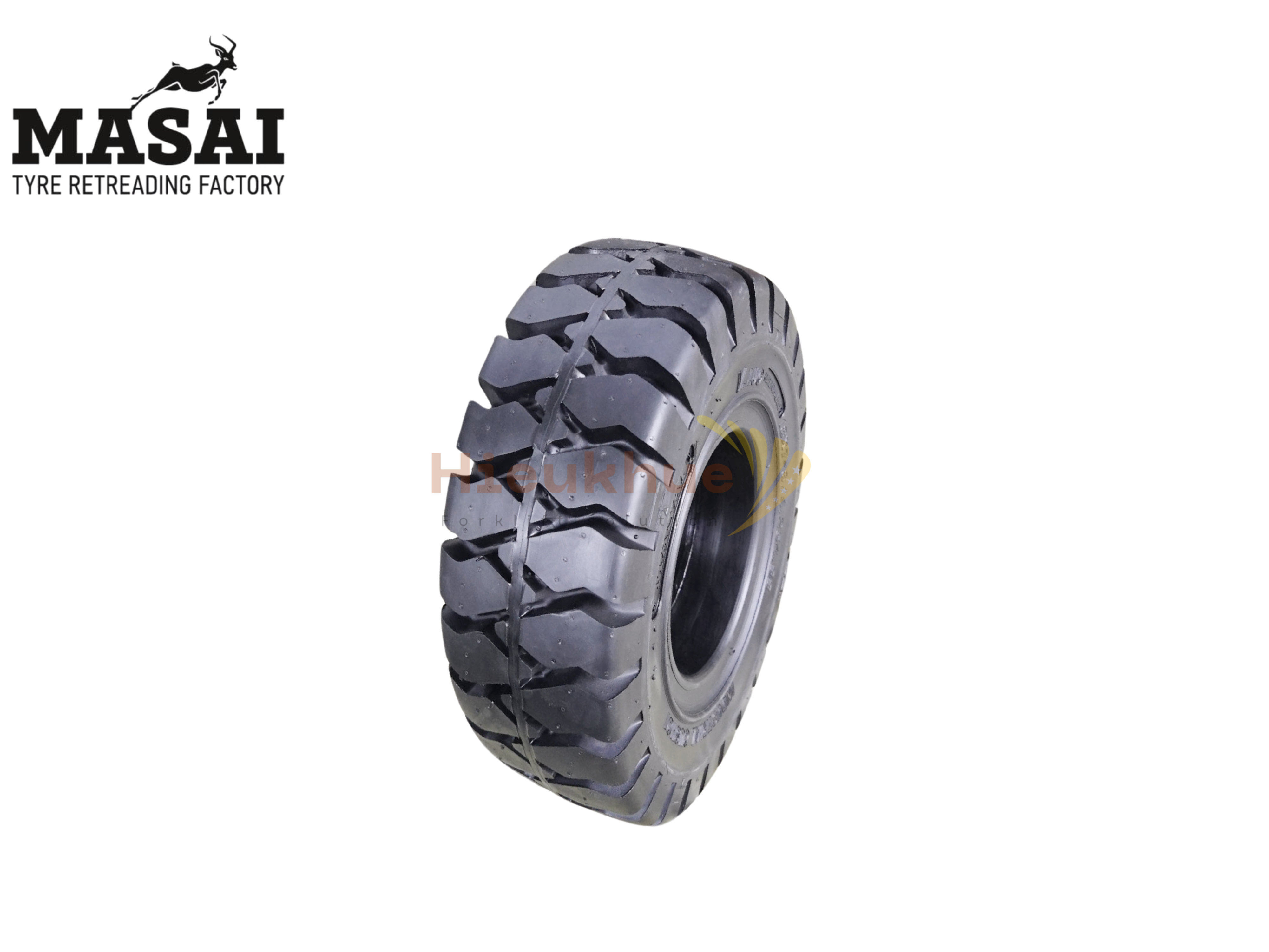 Lốp đặc xe nâng hiệu MASAI size 16x6-8 thương hiệu Thái Lan