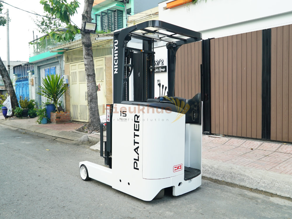 Xe nâng điện đứng lái NICHIYU FBRM15-80-350