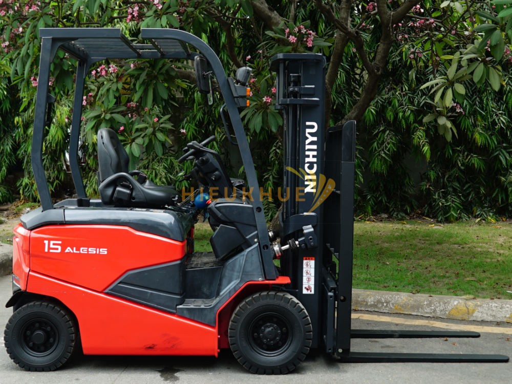 Xe nâng điện ngồi lái NICHIYU FB15PN-80BC-300F