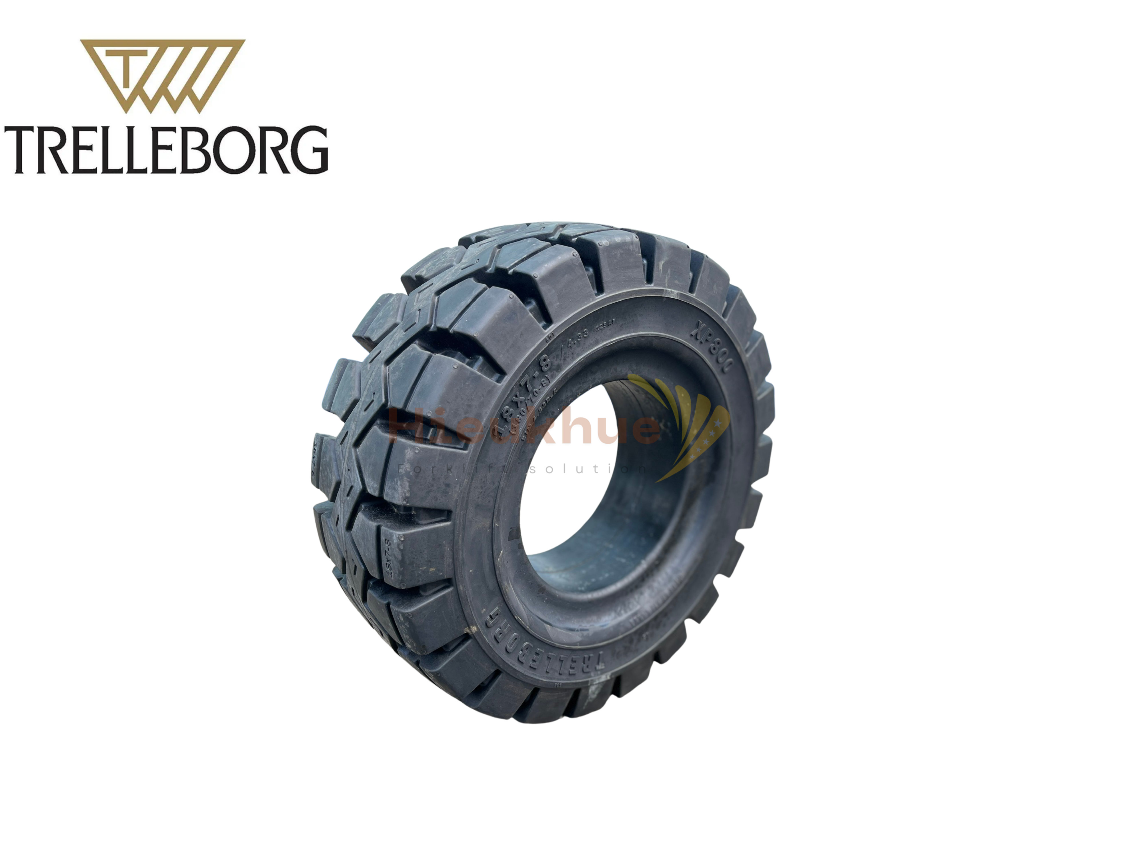 Lốp đặc xe nâng hiệu TRELLEBORG size 18x7-8 thương hiệu SriLanka