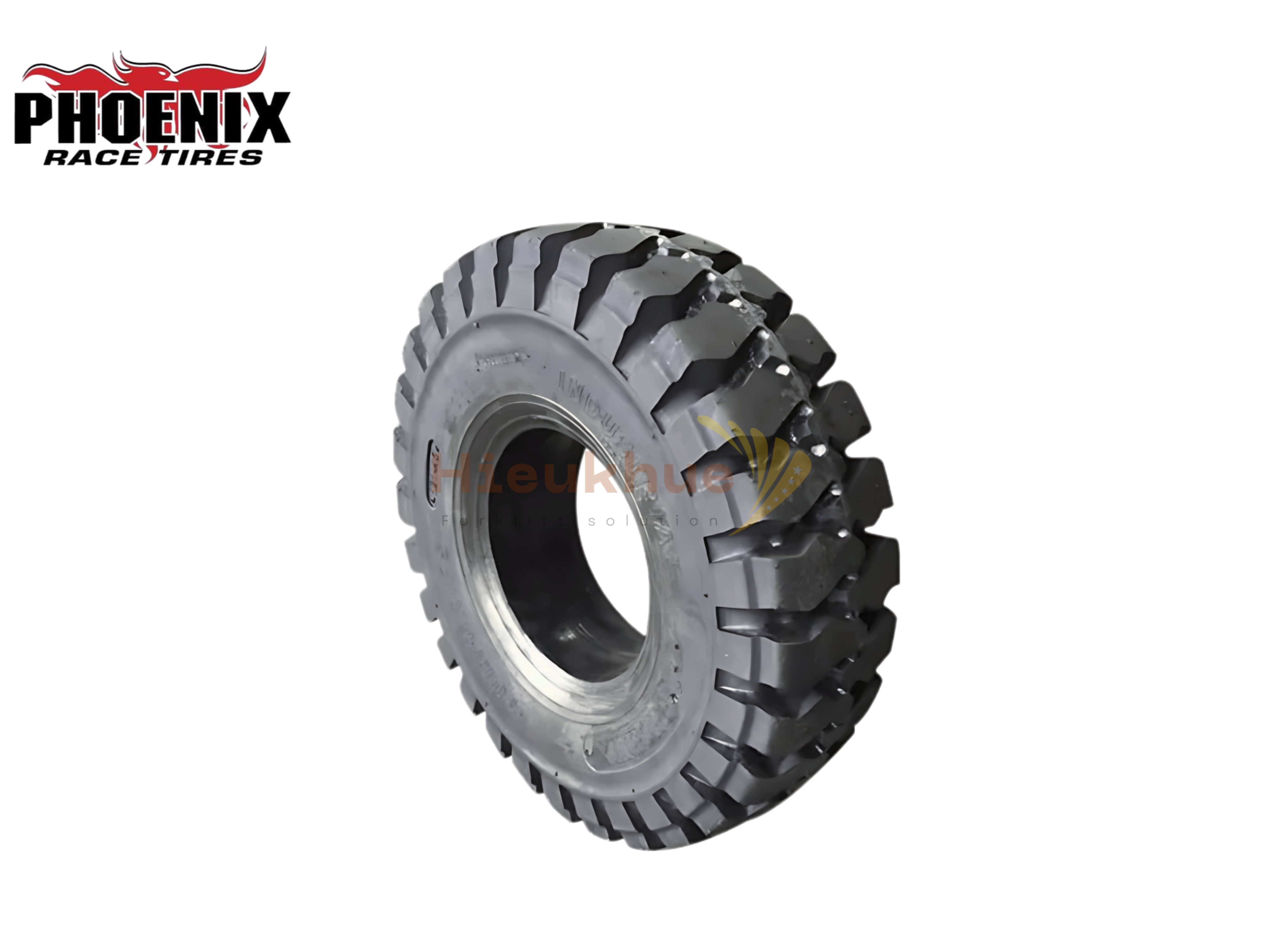 Lốp đặc xe nâng hiệu PHOENIX size 500-8 thương hiệu Thái Lan